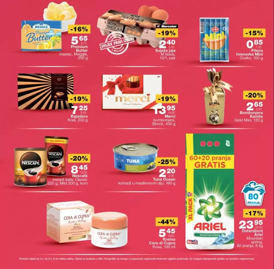 Mercator, Mercator snizenje, Mercator akcija, Mercator popust, Mercator katalog, Mercator letak, Mercator akcijski katalog, Mercator kataloska akcija, Mercator lozionicka, Mercator akcije i katalozi, katalozi u bih, akcije u bih