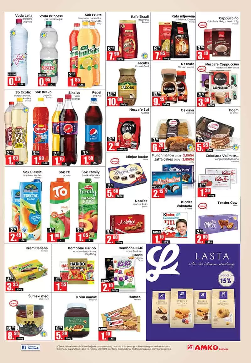 Amko kataloska akcija donosi nam sniženje hrane i kucne hemije!