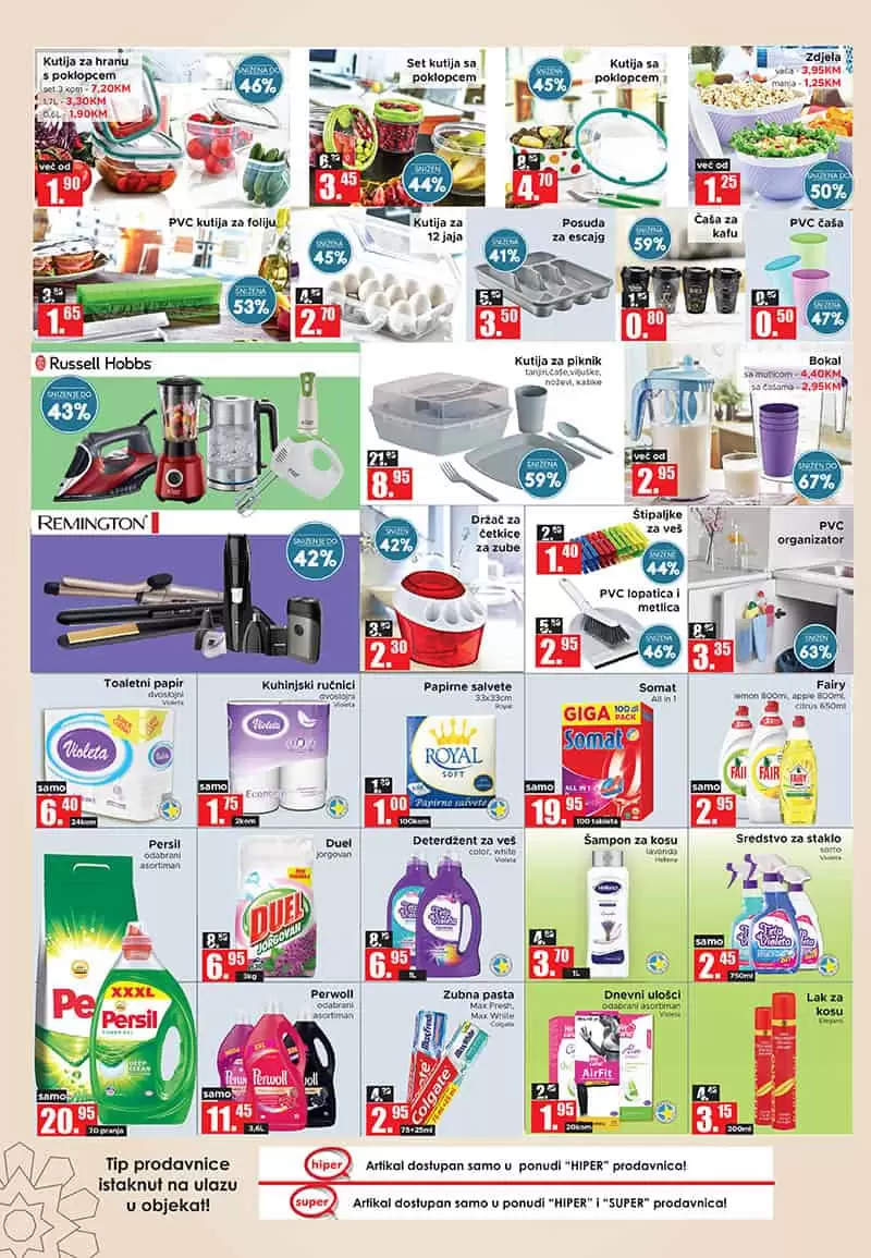 Amko kataloska akcija donosi nam sniženje hrane i kucne hemije!