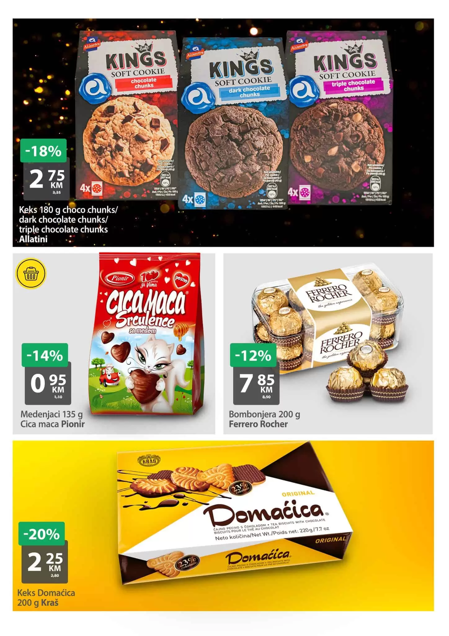 Nova Bingo vikend akcija donosi nam popuste i do 49%! Kupujte po sniženim cijenama meso, mesne praradjevine, mlijecni asortiman, priloge jelima.