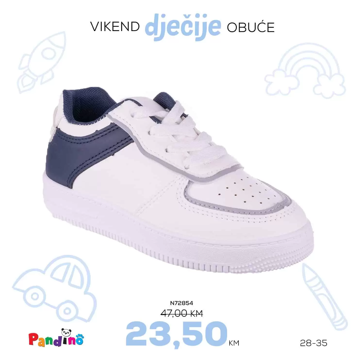 Samo u salonima METRO OBUĆA očekuje vas sniženje dječijih patika/tena! Spremi svoje mališane za proljećne dane! Vikend dječije obuće u Obući Metro!