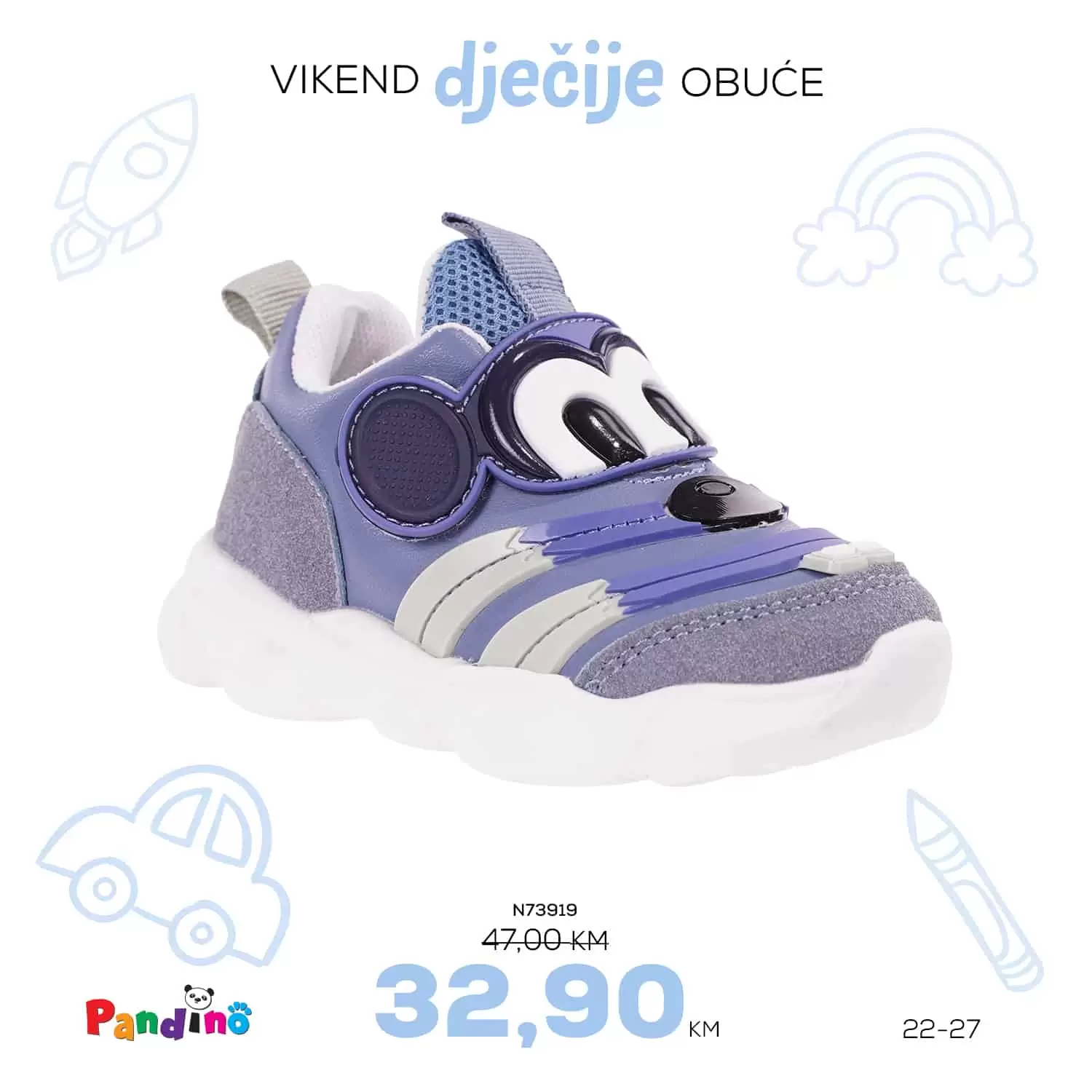 Samo u salonima METRO OBUĆA očekuje vas sniženje dječijih patika/tena! Spremi svoje mališane za proljećne dane! Vikend dječije obuće u Obući Metro!