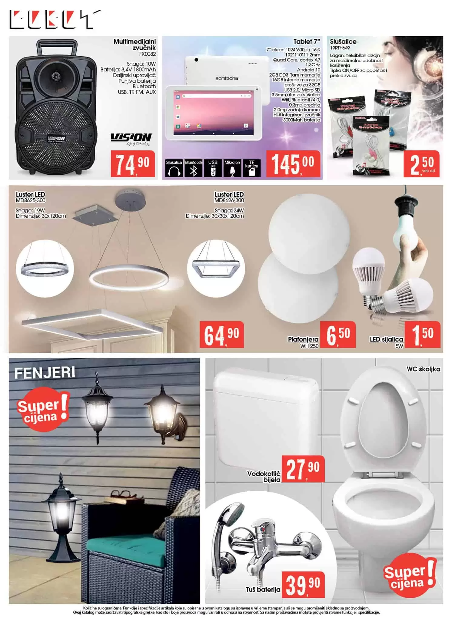 Sjajna ponuda u novom Robot katalog-u! Akcijske cijene hrane, kućne hemije, namještaja, bijele  ugradbene tehnike, odjeće... Pogledajte i uštedite! Robot kataloška akcija 31.03-17.04.2022. godine!