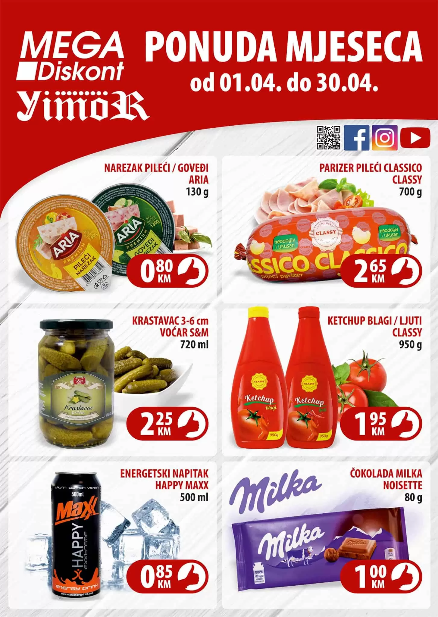 Mega Diskont ponuda mjeseca donosi nam TOP 6 artikala sa TOP cijenama!