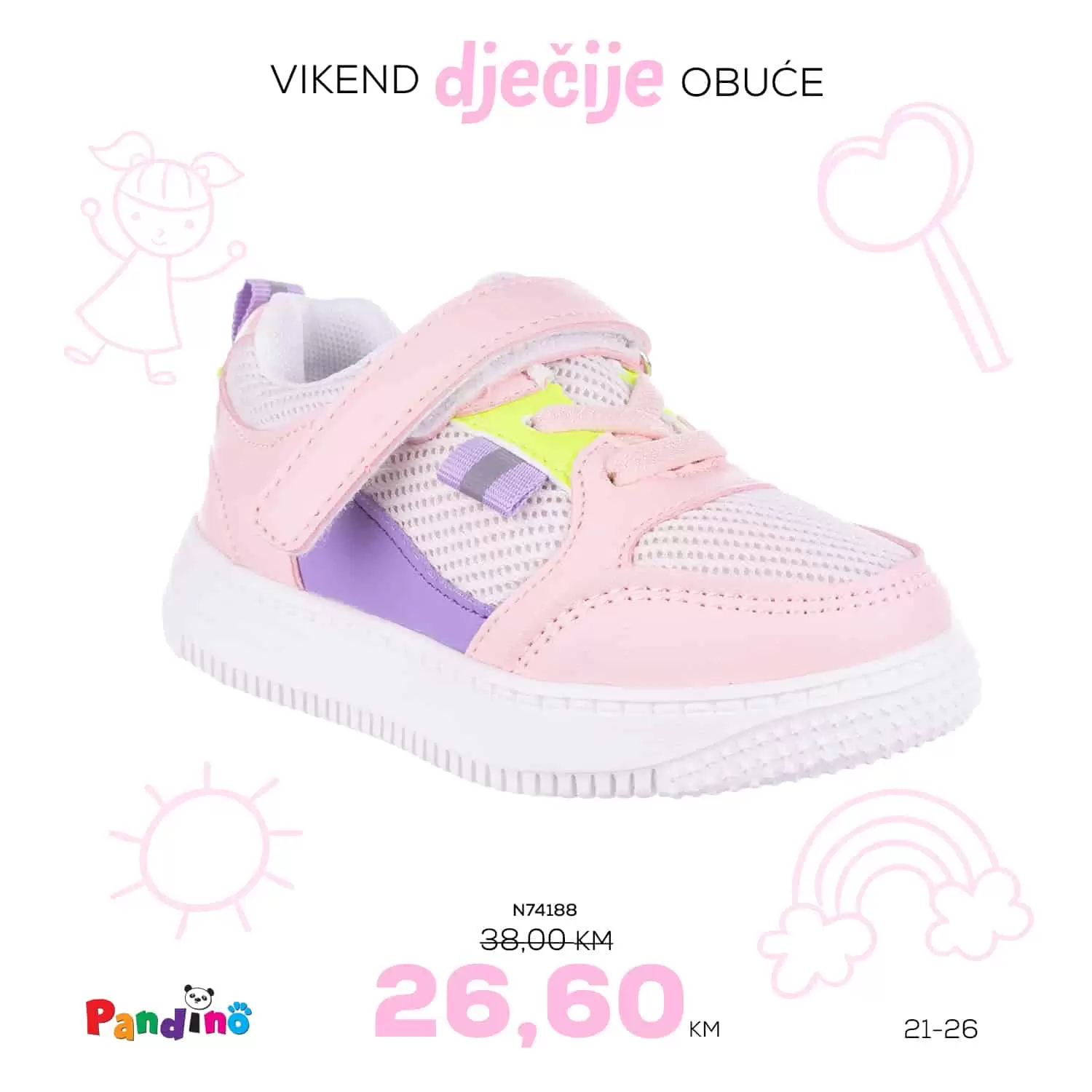 Samo u salonima METRO OBUĆA očekuje vas sniženje dječijih patika/tena! Spremi svoje mališane za proljećne dane! Vikend dječije obuće u Obući Metro!