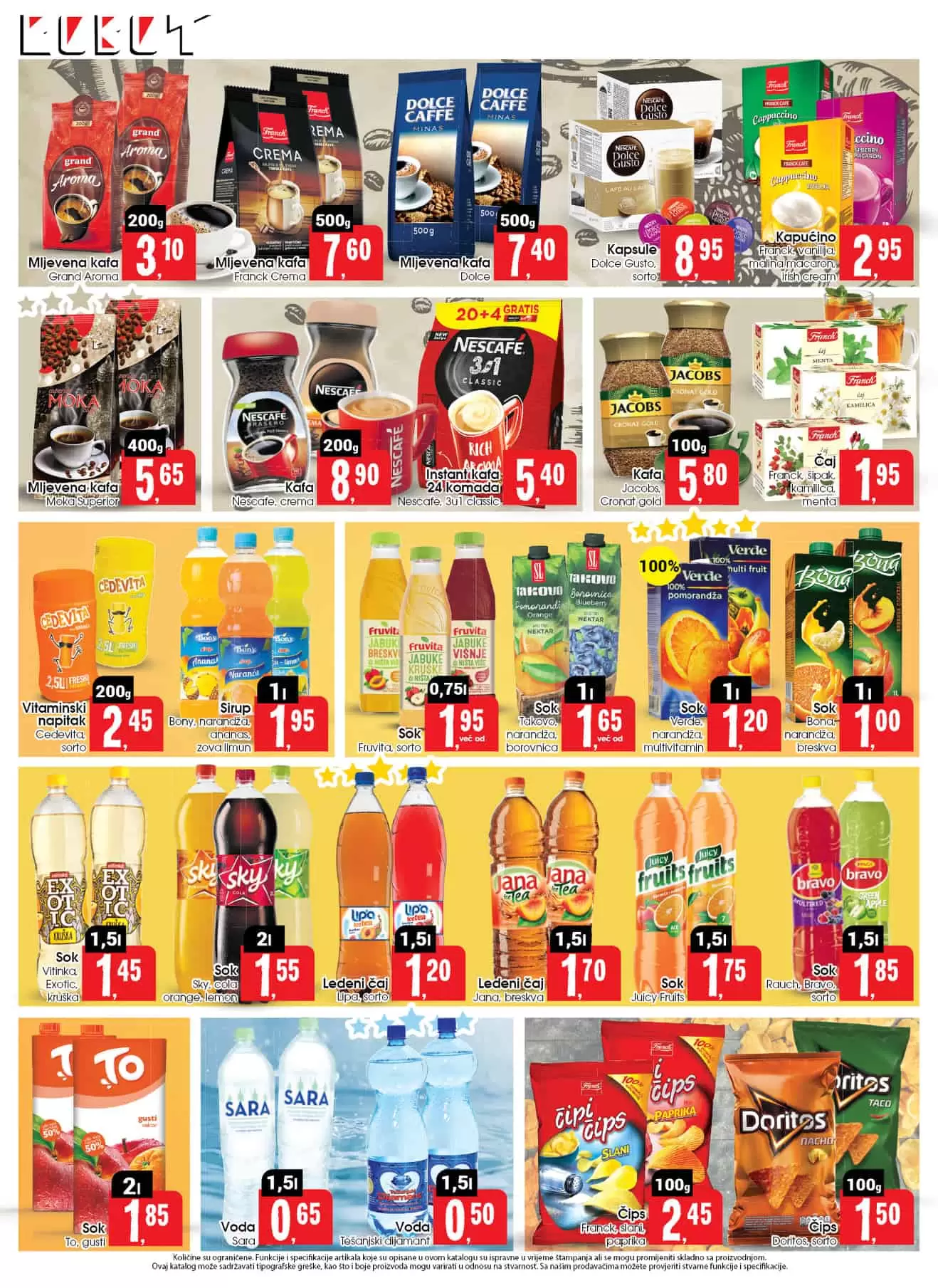 Sjajna ponuda u novom Robot katalog-u! Akcijske cijene hrane, kućne hemije, namještaja, bijele  ugradbene tehnike, odjeće... Pogledajte i uštedite! Robot kataloška akcija 31.03-17.04.2022. godine!