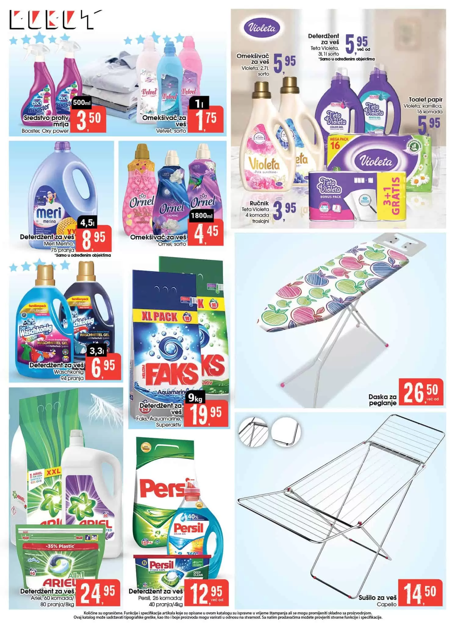 Sjajna ponuda u novom Robot katalog-u! Akcijske cijene hrane, kućne hemije, namještaja, bijele  ugradbene tehnike, odjeće... Pogledajte i uštedite! Robot kataloška akcija 31.03-17.04.2022. godine!