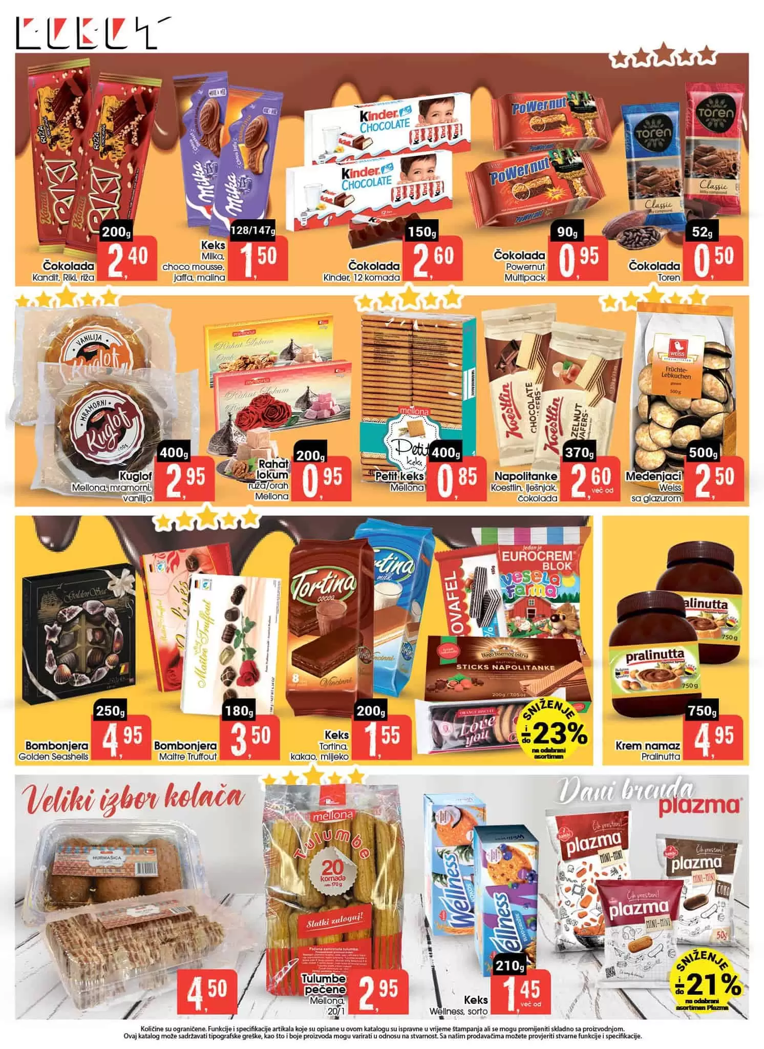 Sjajna ponuda u novom Robot katalog-u! Akcijske cijene hrane, kućne hemije, namještaja, bijele  ugradbene tehnike, odjeće... Pogledajte i uštedite! Robot kataloška akcija 31.03-17.04.2022. godine!