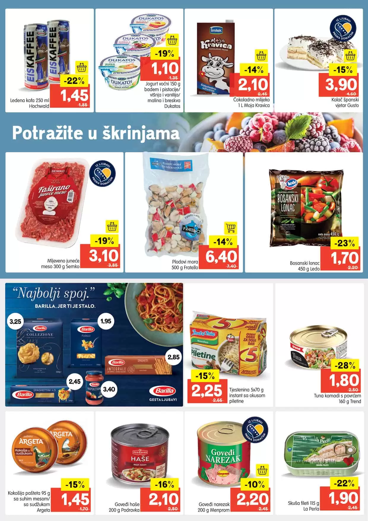 Bingo katalog donosi nam SENZACIONALNE cijene! Bingo kataloska akcija donosi nam popuste do 57%! Iskoristite akcijske cijene hrane, deterdzenata, pelena za bebu, prozvoda za njegu lica i tijela. 