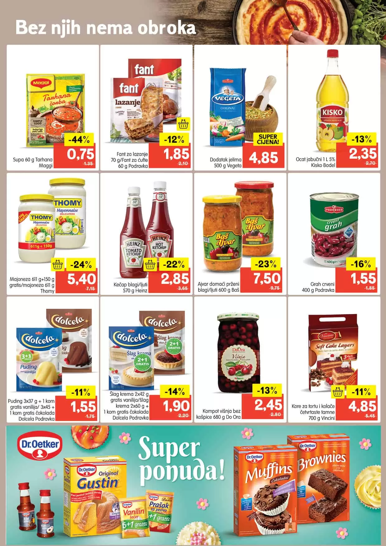 Bingo katalog donosi nam SENZACIONALNE cijene! Bingo kataloska akcija donosi nam popuste do 57%! Iskoristite akcijske cijene hrane, deterdzenata, pelena za bebu, prozvoda za njegu lica i tijela. 