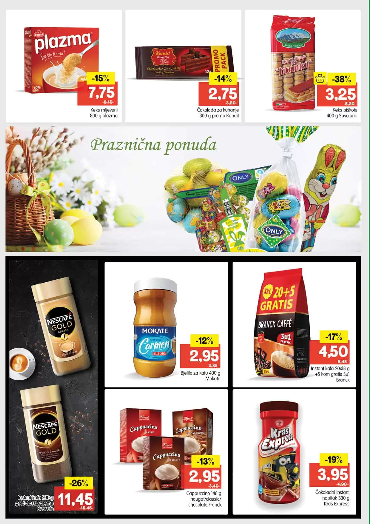 Bingo katalog donosi nam SENZACIONALNE cijene! Bingo kataloska akcija donosi nam popuste do 57%! Iskoristite akcijske cijene hrane, deterdzenata, pelena za bebu, prozvoda za njegu lica i tijela.