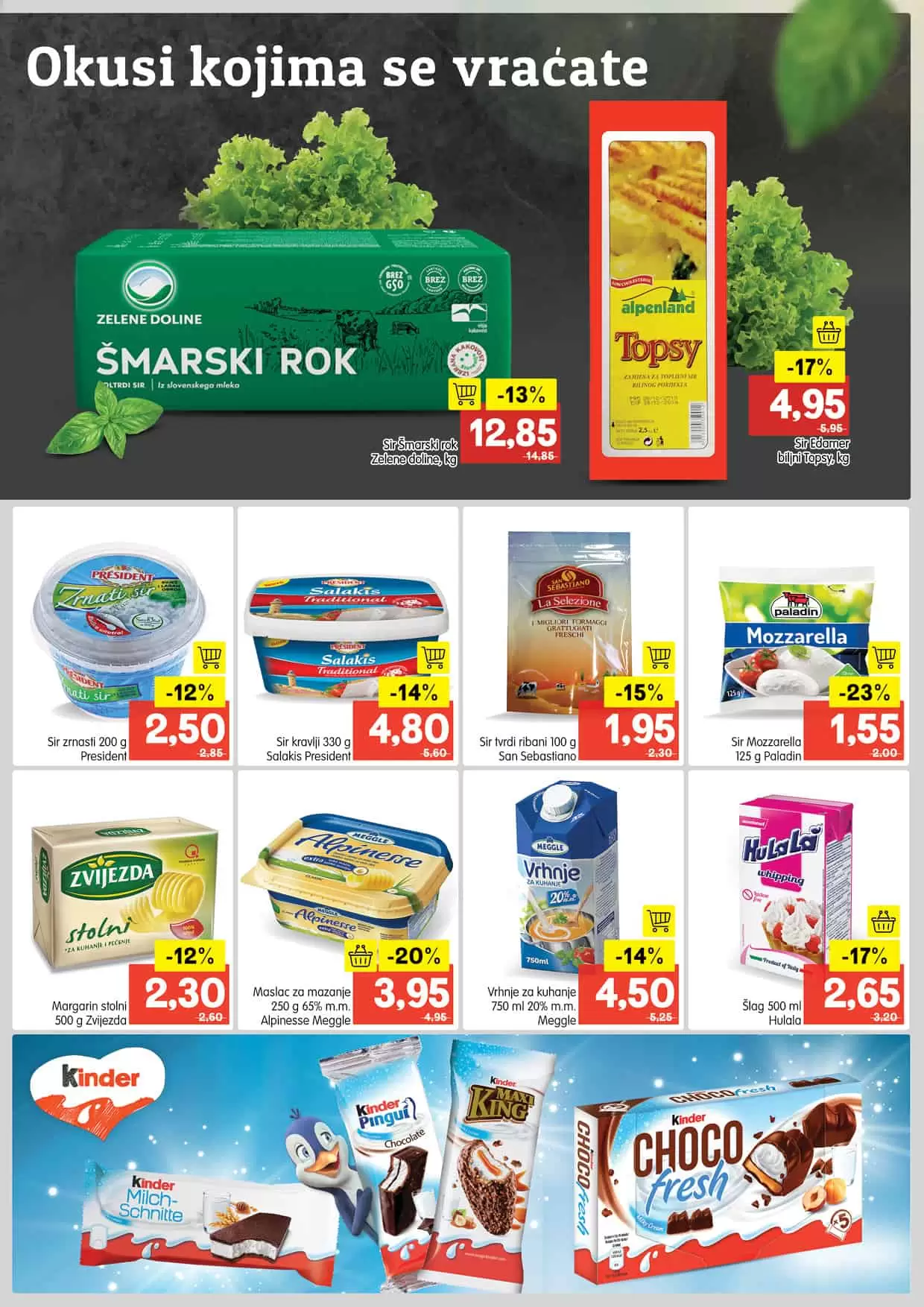 Bingo katalog donosi nam SENZACIONALNE cijene! Bingo kataloska akcija donosi nam popuste do 57%! Iskoristite akcijske cijene hrane, deterdzenata, pelena za bebu, prozvoda za njegu lica i tijela. 