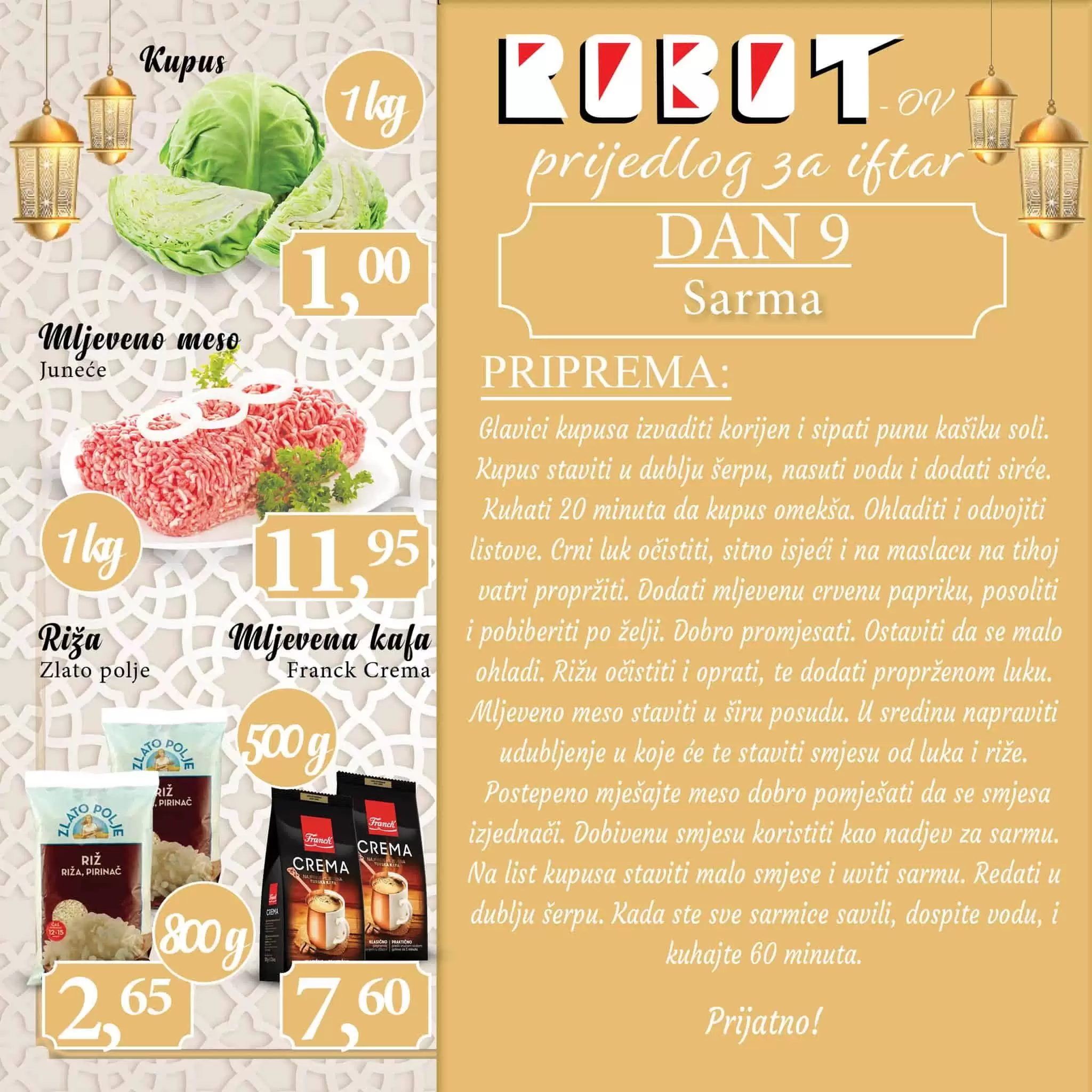 Robot super akcija donosi nam 12 ideja za Iftar