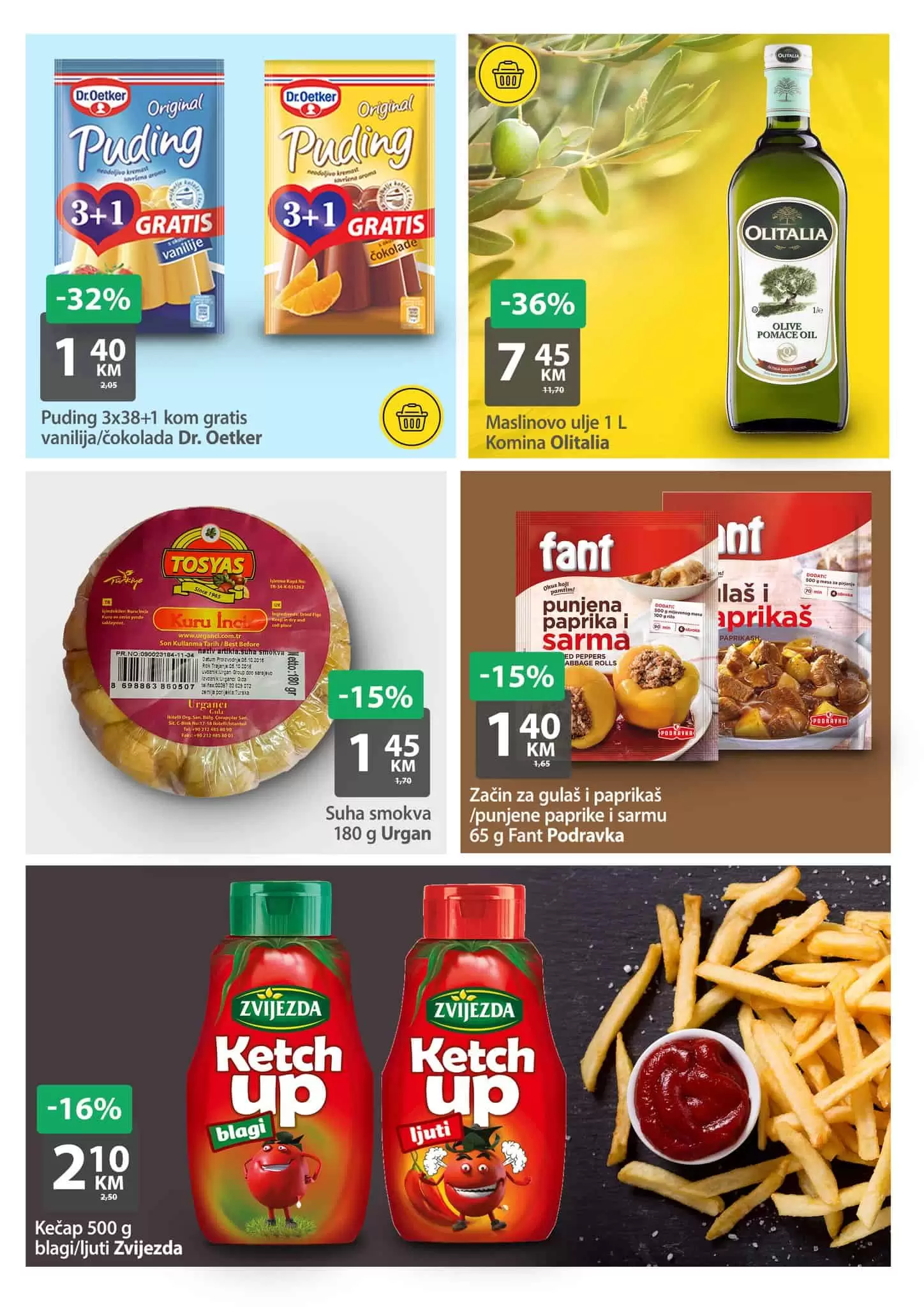 Bingo vikend akcija donosi nam strasno dobre cijene hrane. Popusti kod prehrambenih proizvoda dosežu i do 29%, dok na proziivodima za njegu koze i do 49%. Pogledajte i ustedite.