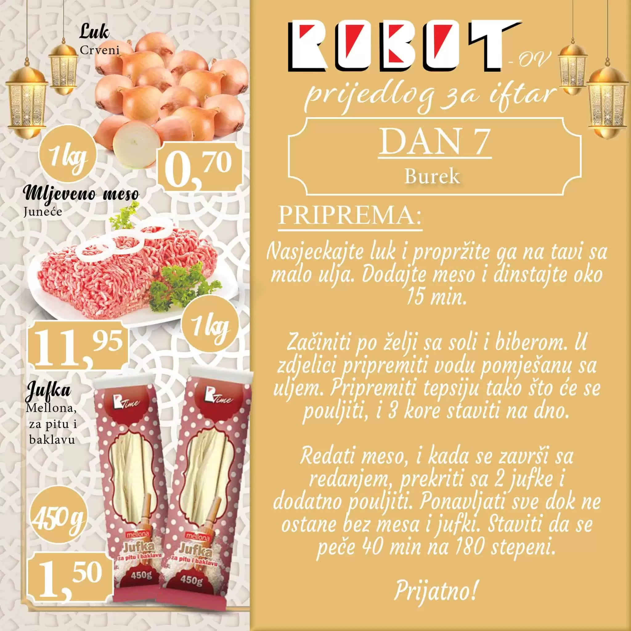 Robot super akcija donosi nam 12 ideja za Iftar
