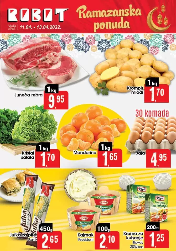 Robot katalog nam donosi sniženje cijena hrane, deterdzenata i omeksivaca. 