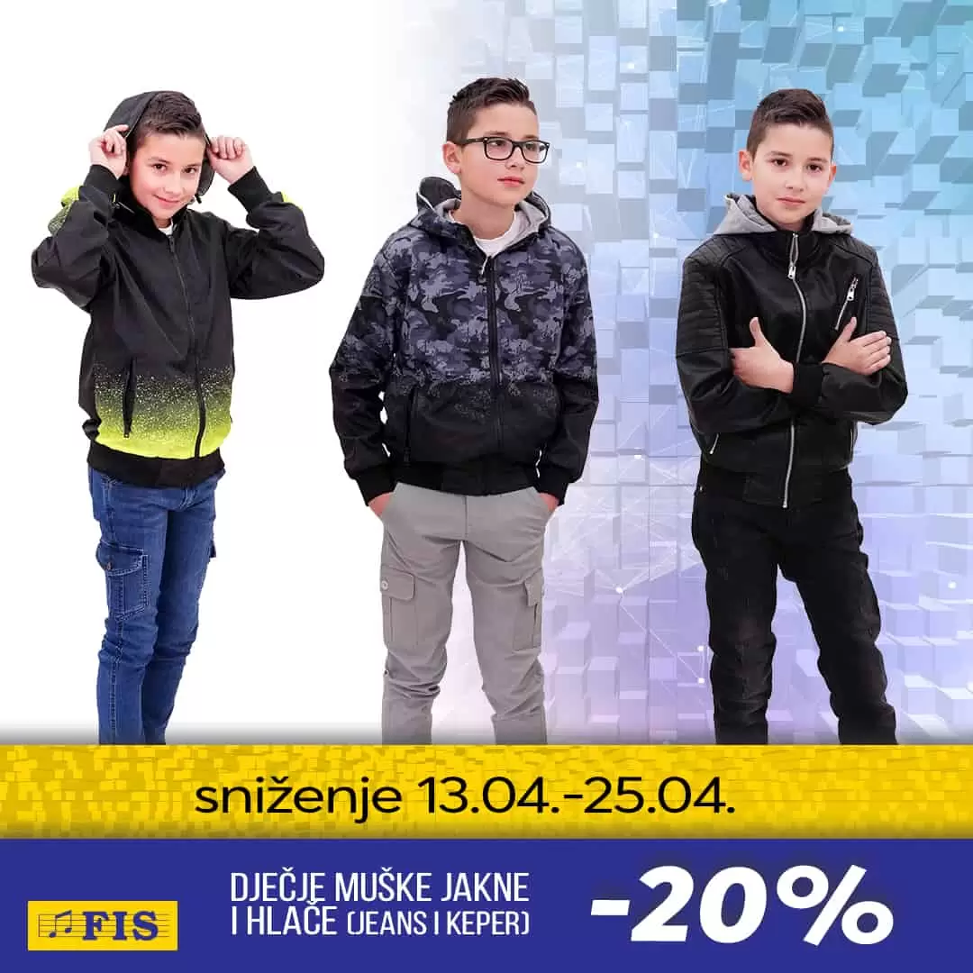 Fis Sniženje za Uskrs Tekstil & Obuća 13-25.04.2022.