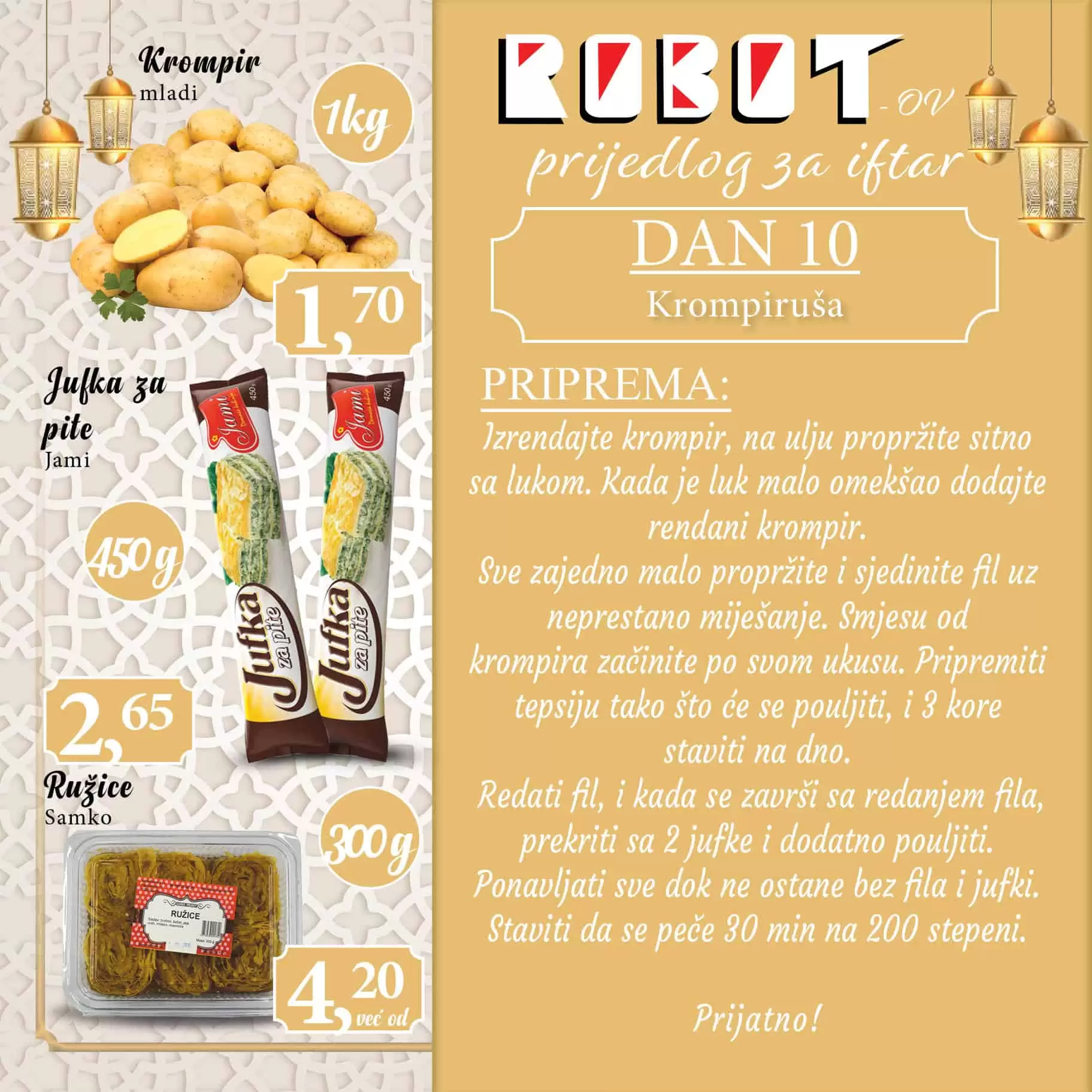 Robot super akcija donosi nam 12 ideja za Iftar
