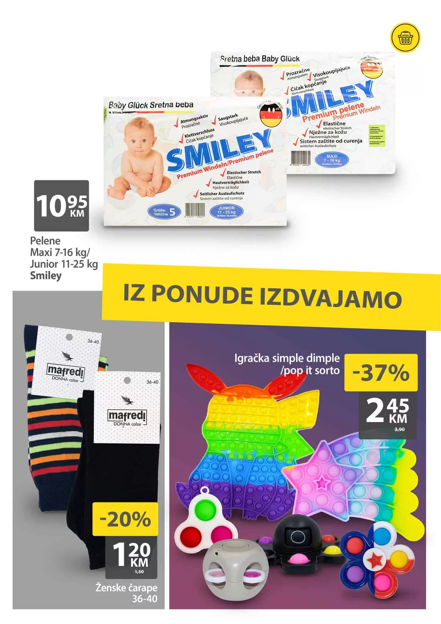 Nova Bingo vikend akcija donosi nam popuste i do 49%! Kupujte po sniženim cijenama meso, mesne praradjevine, mlijecni asortiman, priloge jelima.