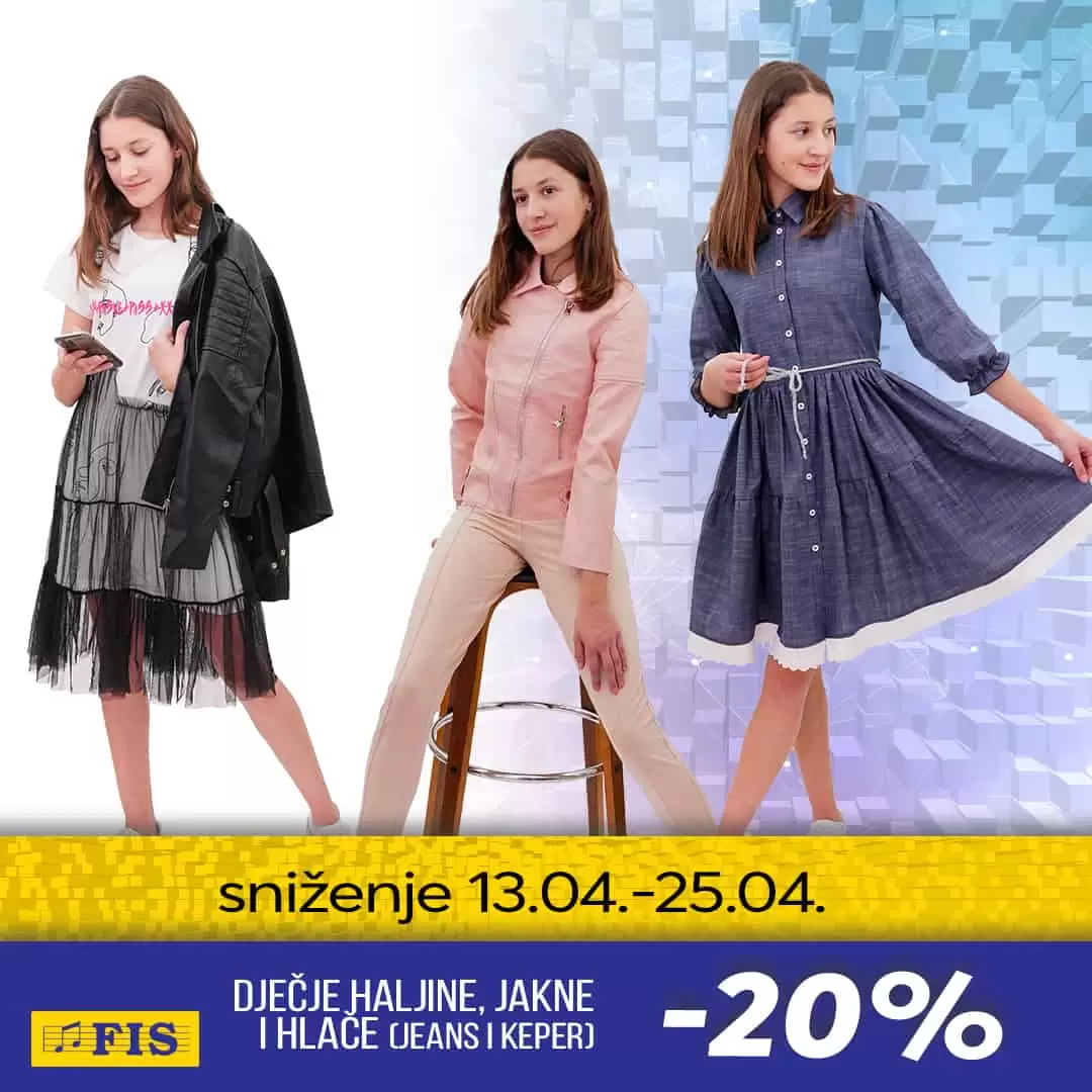 Fis Sniženje za Uskrs Tekstil & Obuća 13-25.04.2022.