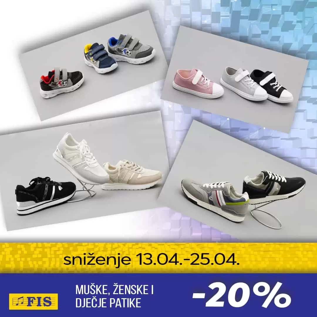 Fis Sniženje za Uskrs Tekstil & Obuća 13-25.04.2022.