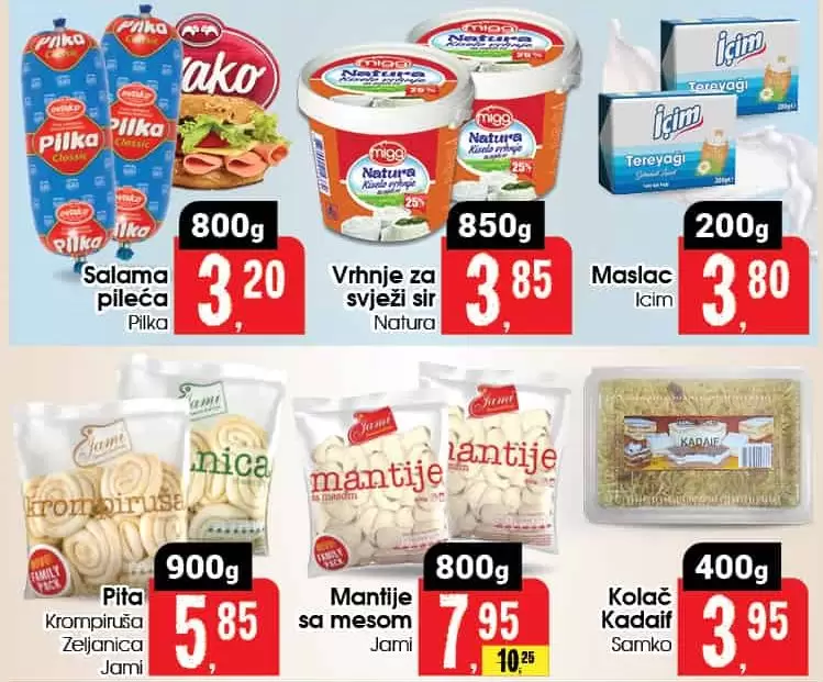 Robot vikend akcija donosi snižene cijene svjezeg mesa, voca, povrca, mesnih preradjevina, smrznute hrane. Uštedite kupujući!