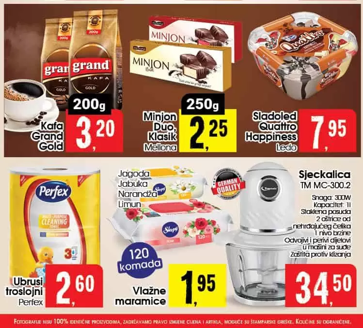 Robot vikend akcija donosi snižene cijene svjezeg mesa, voca, povrca, mesnih preradjevina, smrznute hrane. Uštedite kupujući!