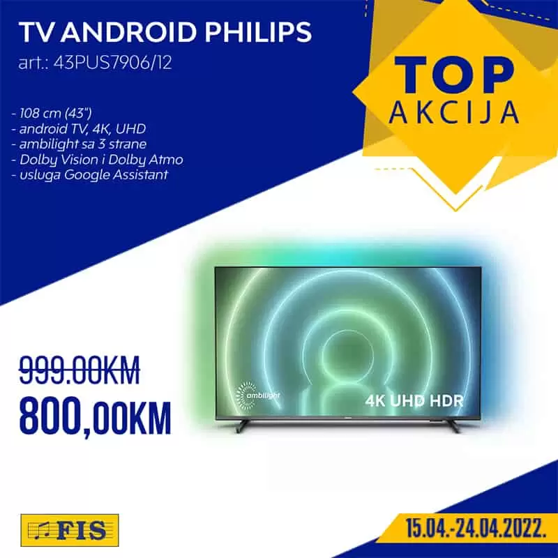 Fis TOP akcija donosi nam super cijene namjestaja, odjece, obuce. Iskoristite Fis katalog i kupujte po akcijskim cijenama!