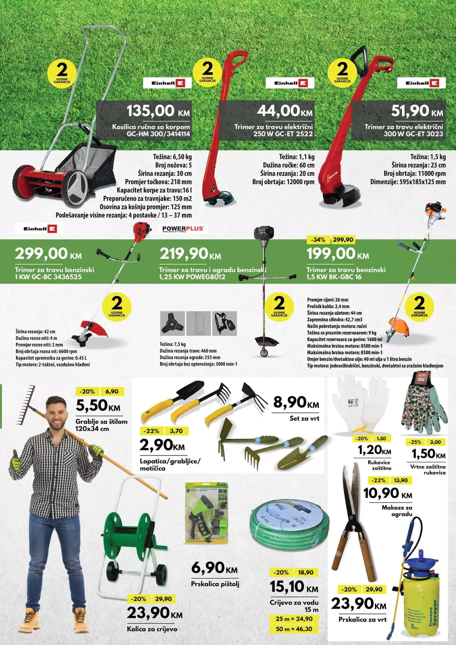 Sve za uredjenje bašte/vrta!