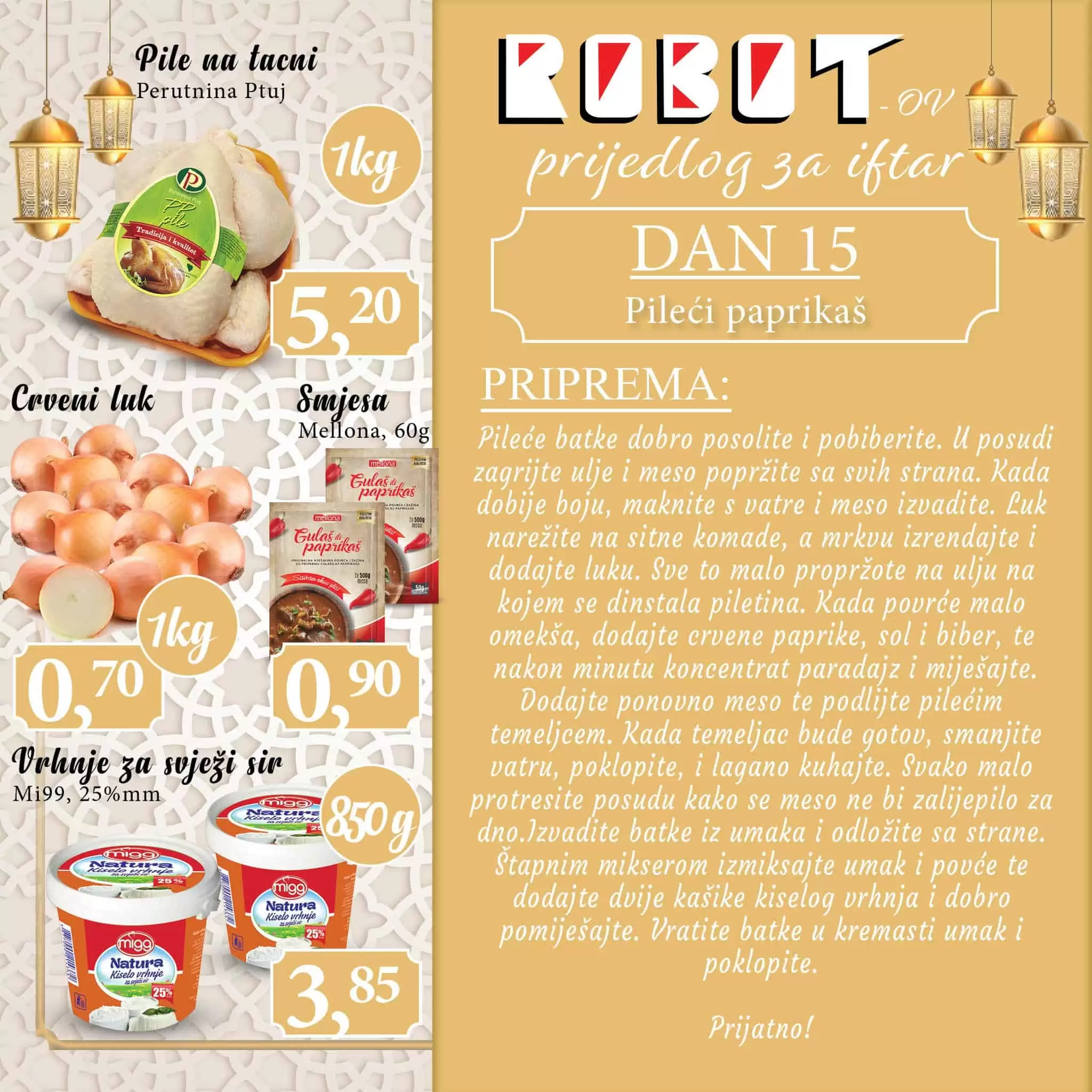 Robot super akcija donosi nam 12 ideja za Iftar