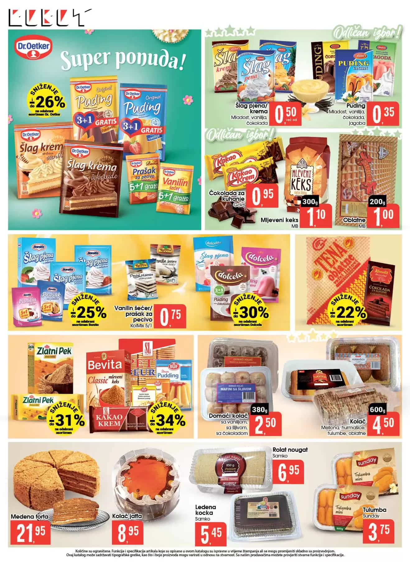 Robot akcijski katalog donosi nam super cijene prehrambenih proizvoda!