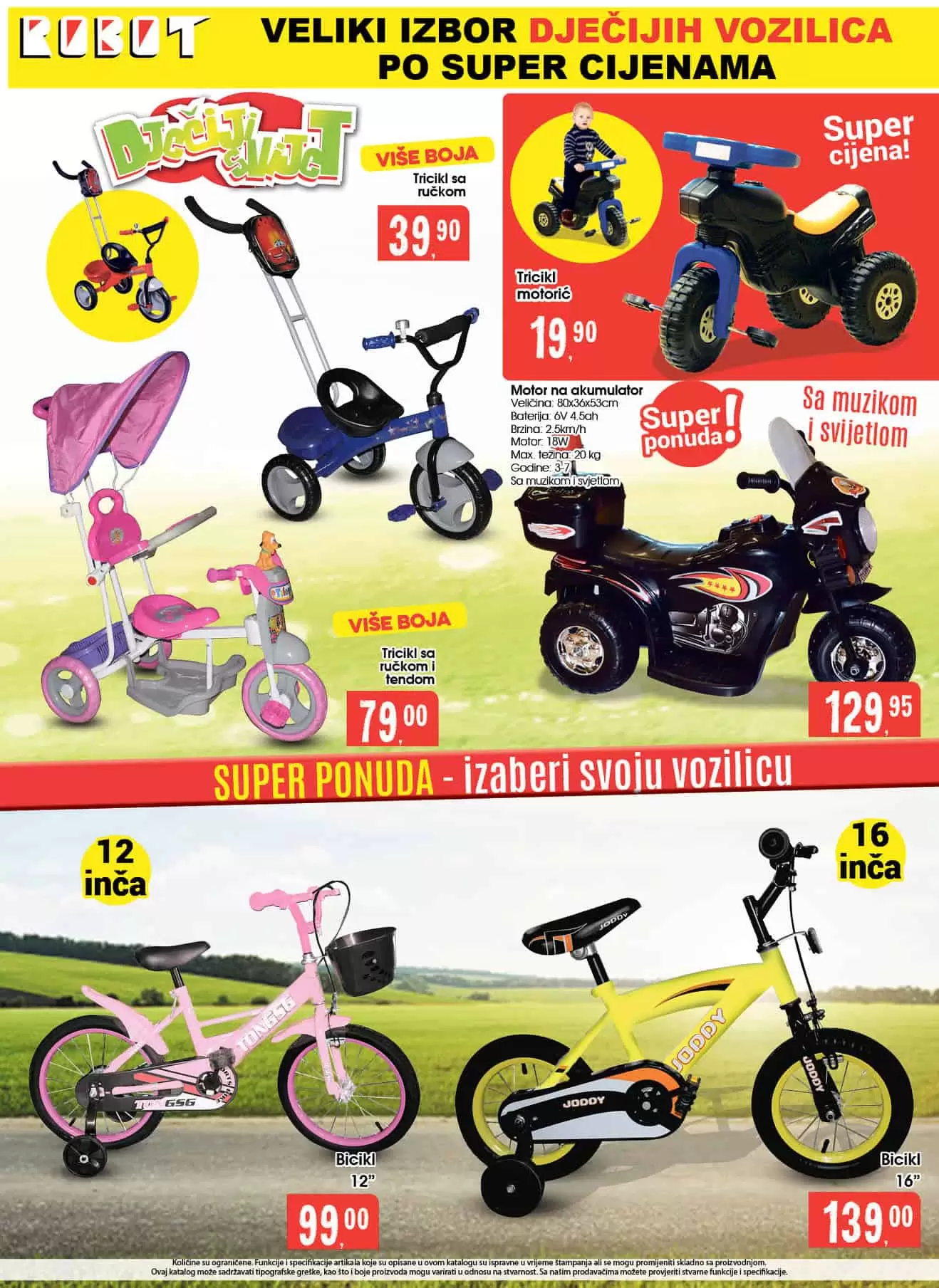 Robot akcijski katalog donosi nam super cijene proizvoda za ciscenje doma.