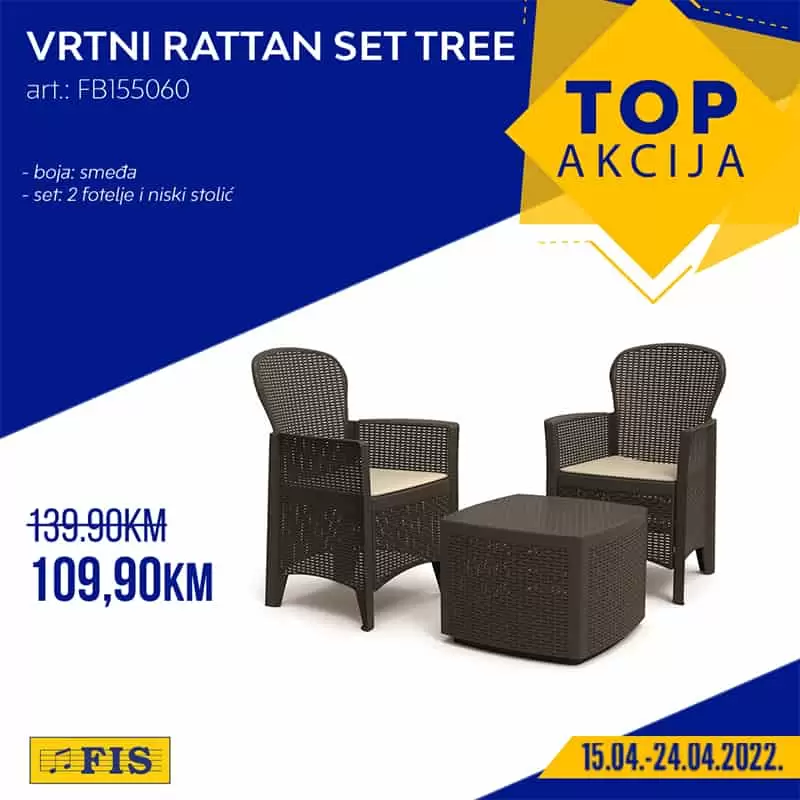 Fis TOP akcija donosi nam super cijene namjestaja, odjece, obuce. Iskoristite Fis katalog i kupujte po akcijskim cijenama!