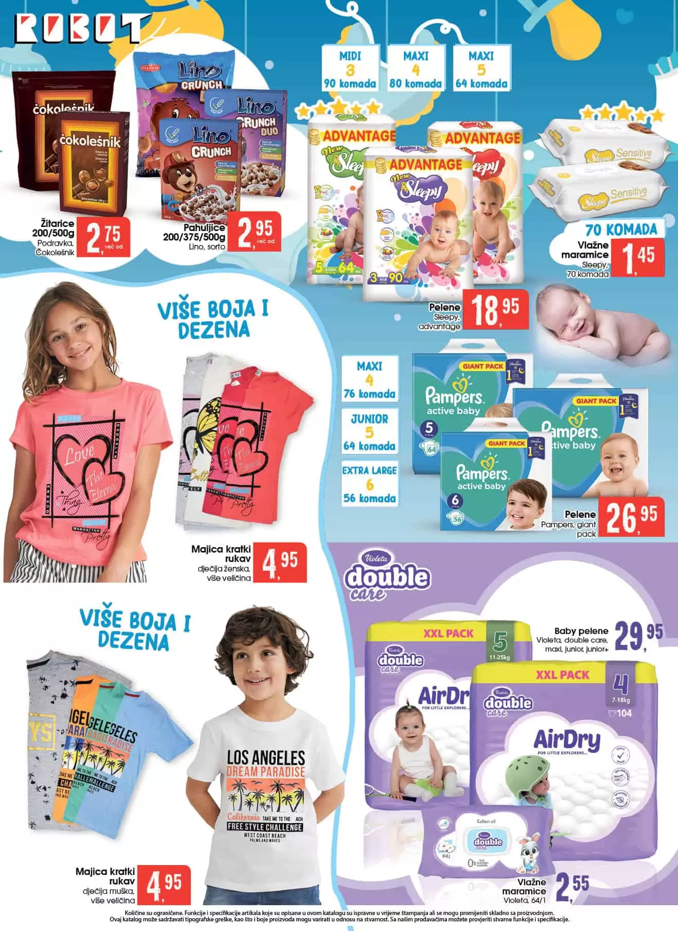 Robot akcijski katalog donosi nam super cijene pelena za bebe.