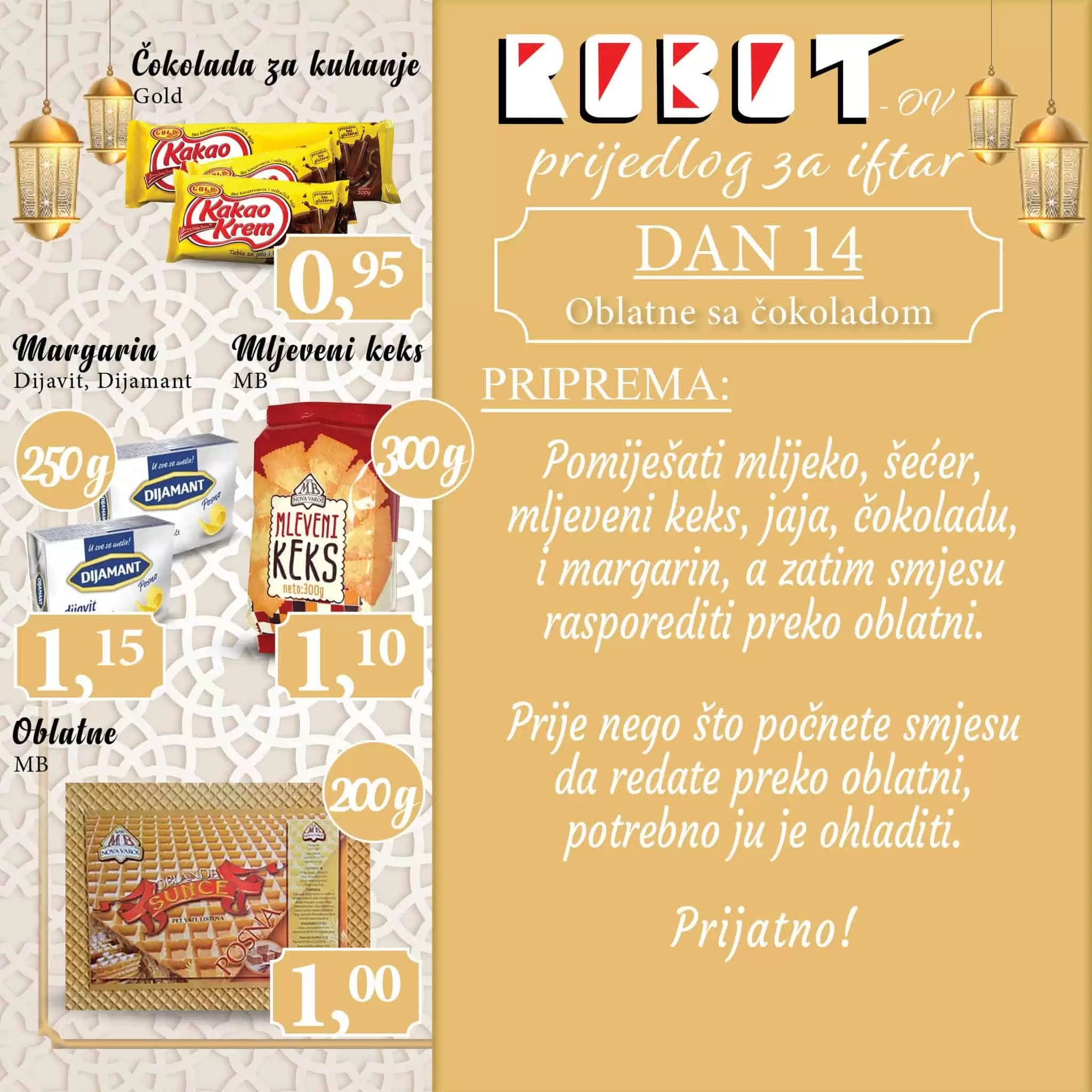Robot super akcija donosi nam 12 ideja za Iftar
