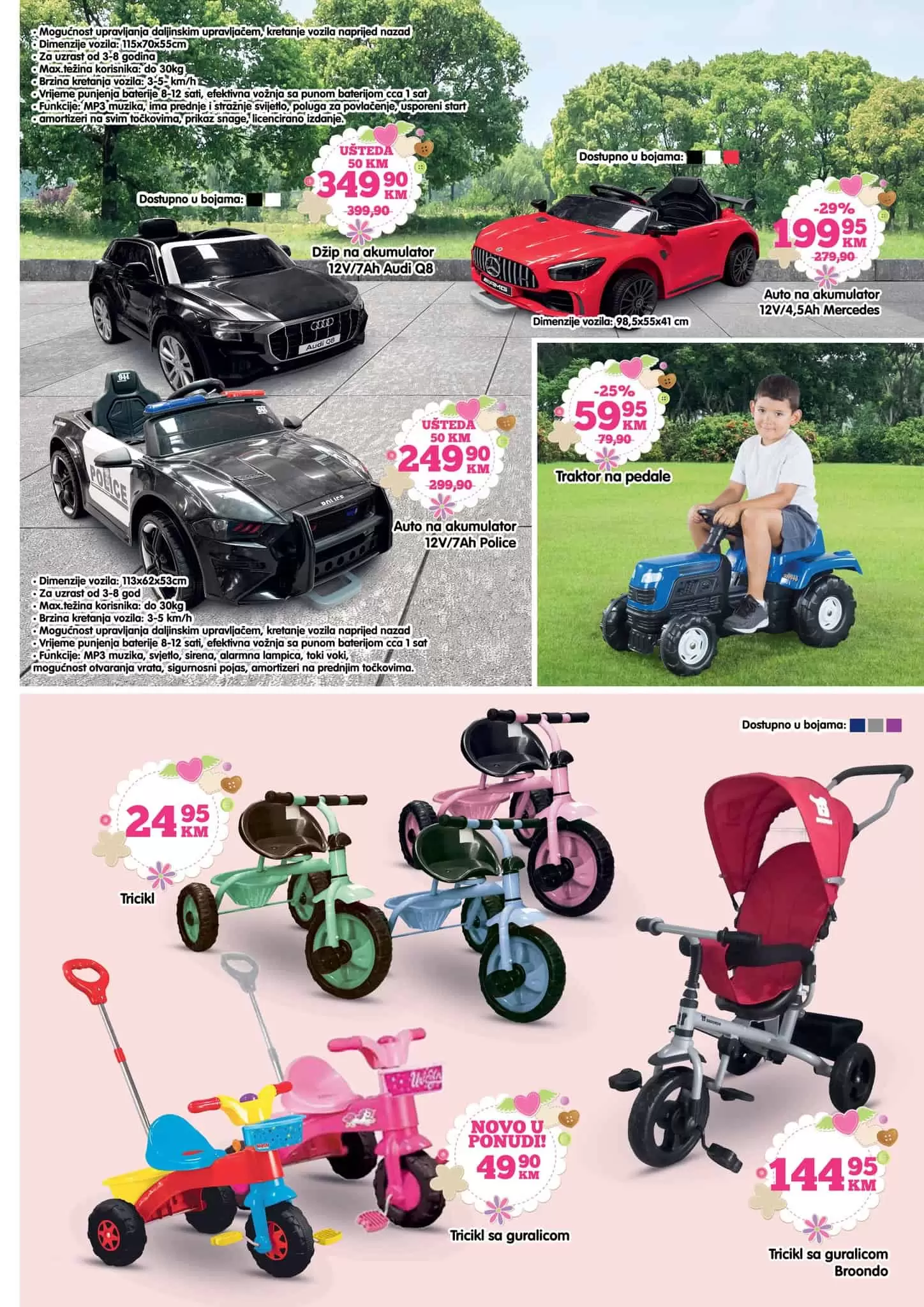 Novi Biingo katalog donosi nam: Dječiji tricikl već od 24,95 KM!