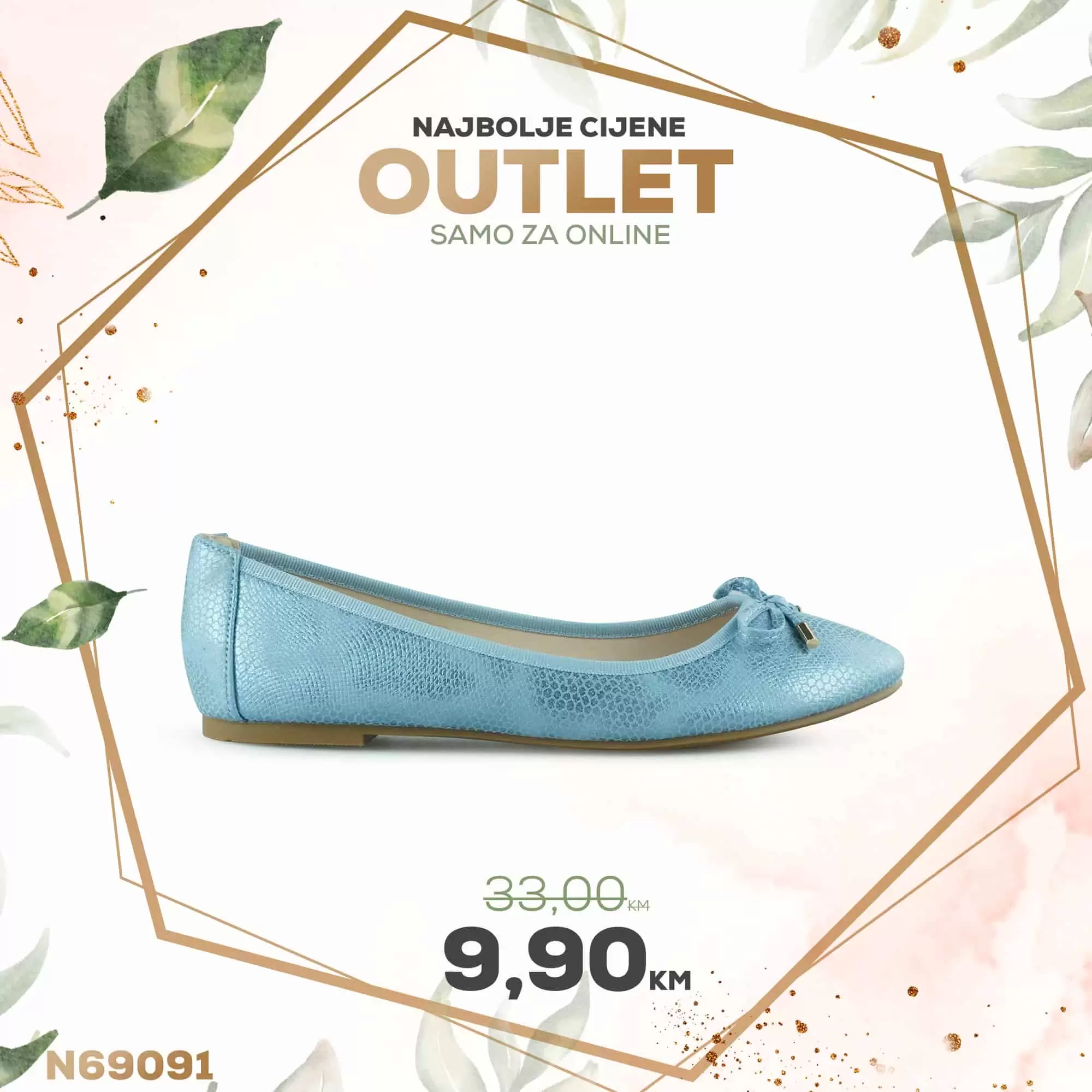 Pogledajte sniženje ciplela, baletanki, patika, tena. Metro Obuca dodatno sniženje 20%!