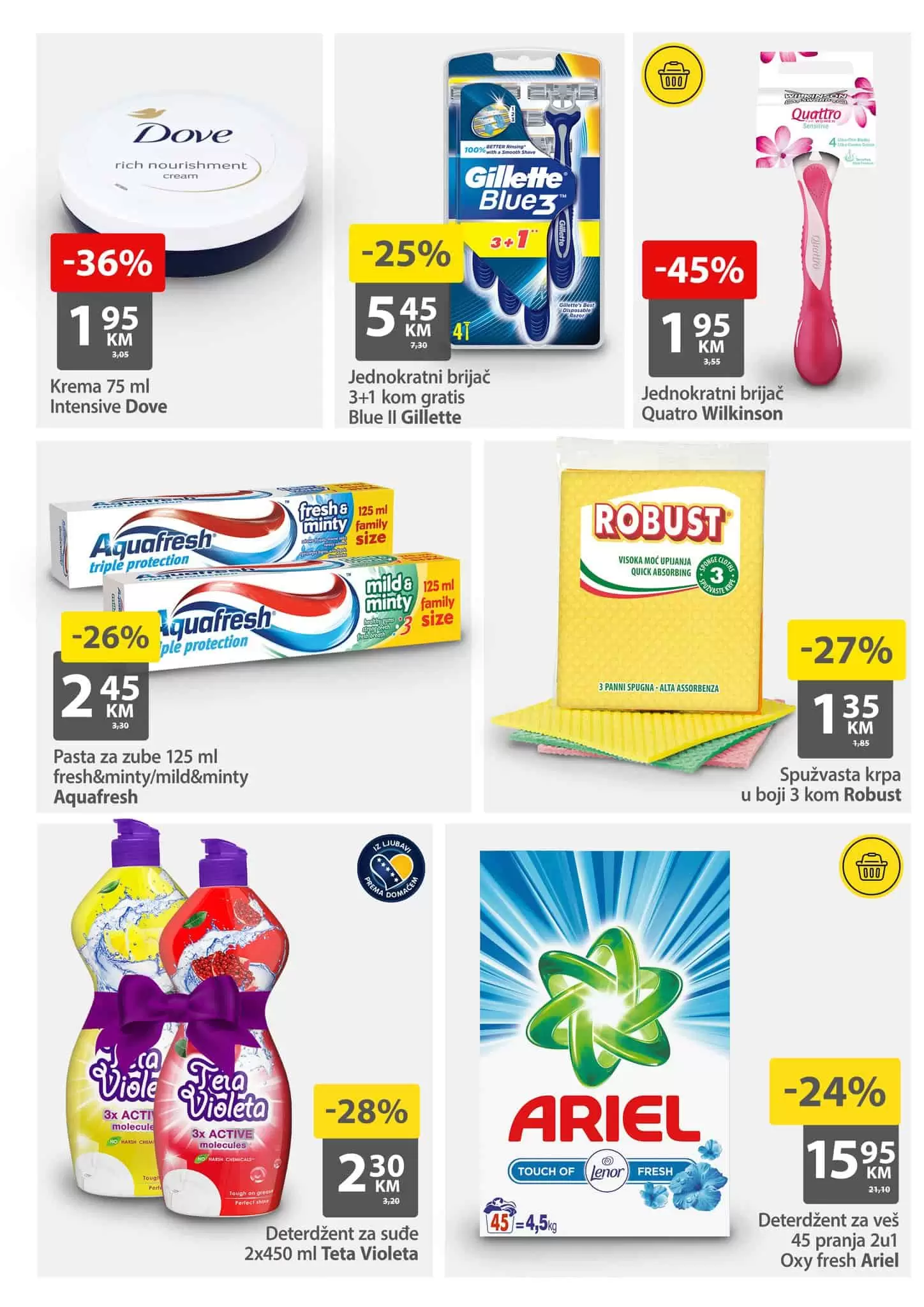 Nova Bingo vikend akcija donosi nam popuste i do 49%! Kupujte po sniženim cijenama meso, mesne praradjevine, mlijecni asortiman, priloge jelima.