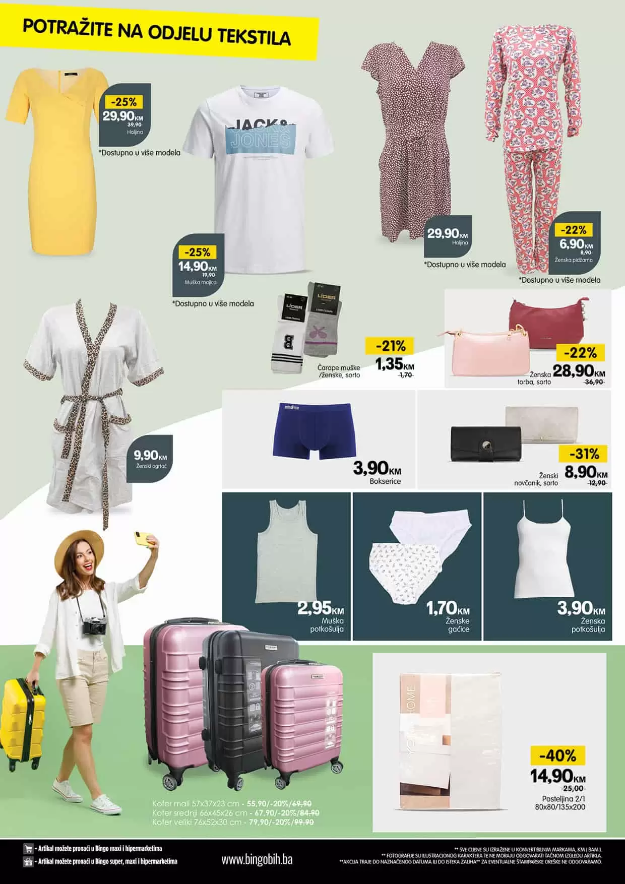 BINGO katalog donosi nam TOP akciju na odjelu tekstila