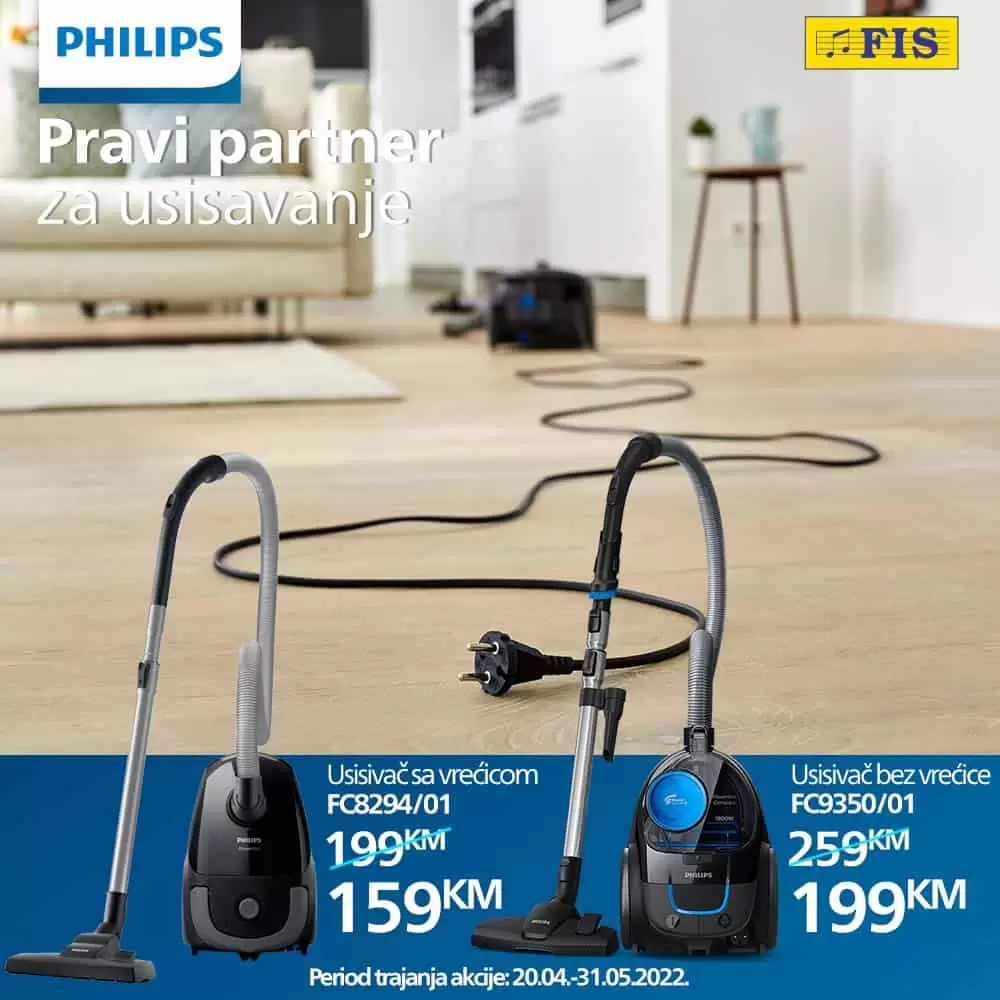 Koji usisivač vi preferirate? Usisivač sa vrećicom ili usisivač bez vrećice? Oba su na sniženju u Fis-u!