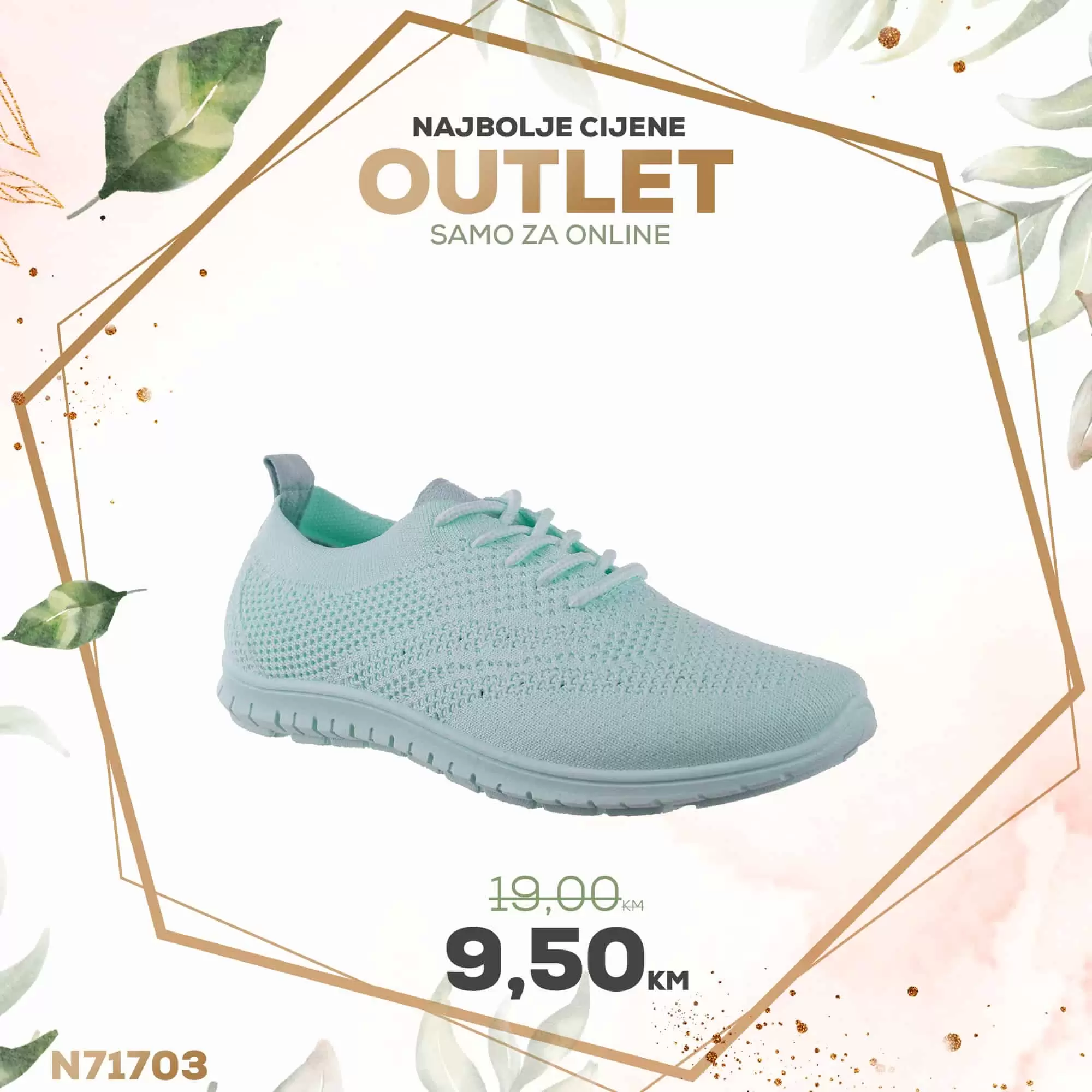 Pogledajte sniženje ciplela, baletanki, patika, tena. Metro Obuca dodatno sniženje 20%!