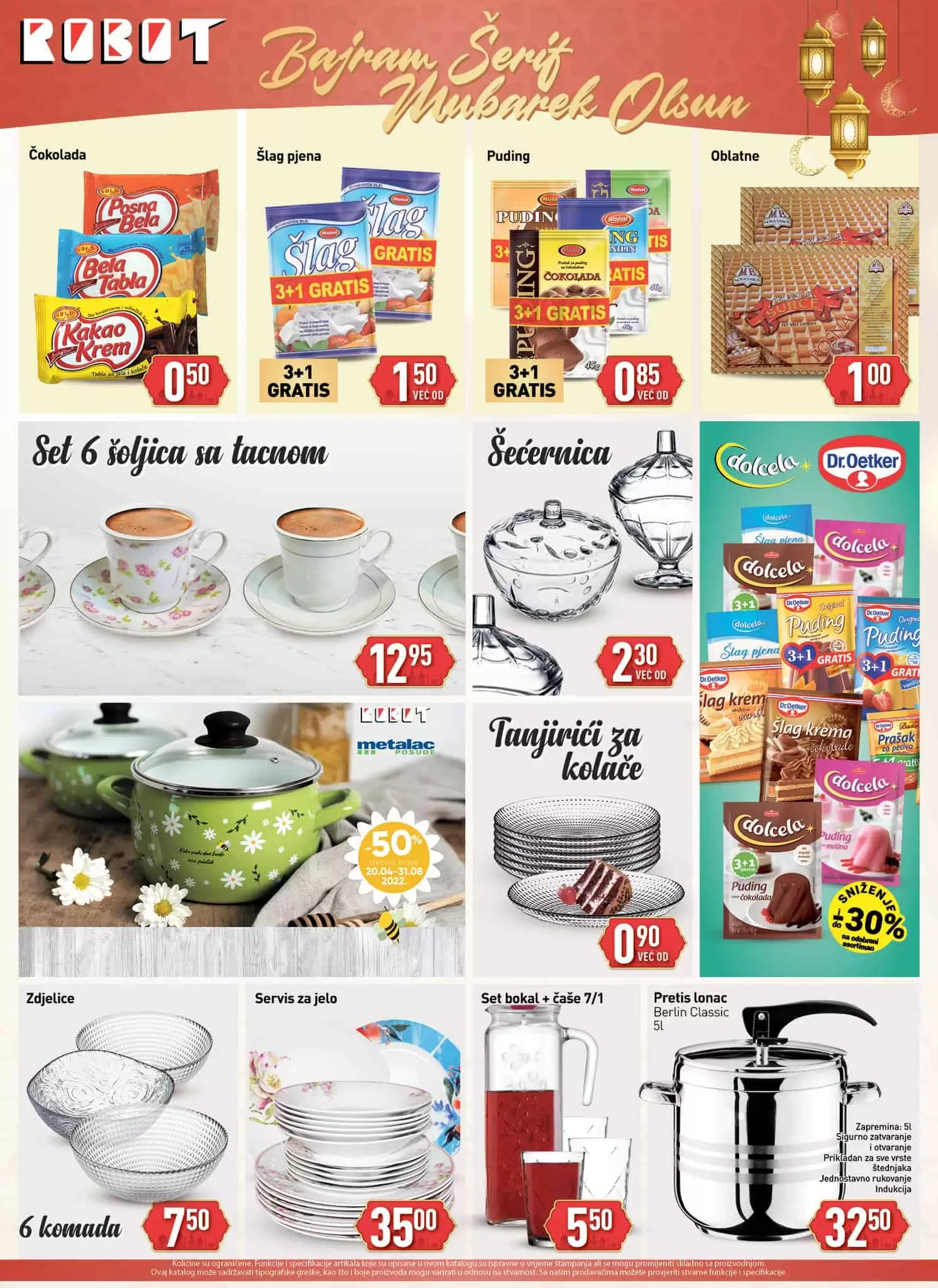 Robot katalog donosi nam akcijske cijene hrane i kuncnih potrepstina! Uštedite novac, posjetite Robot poslovnice!