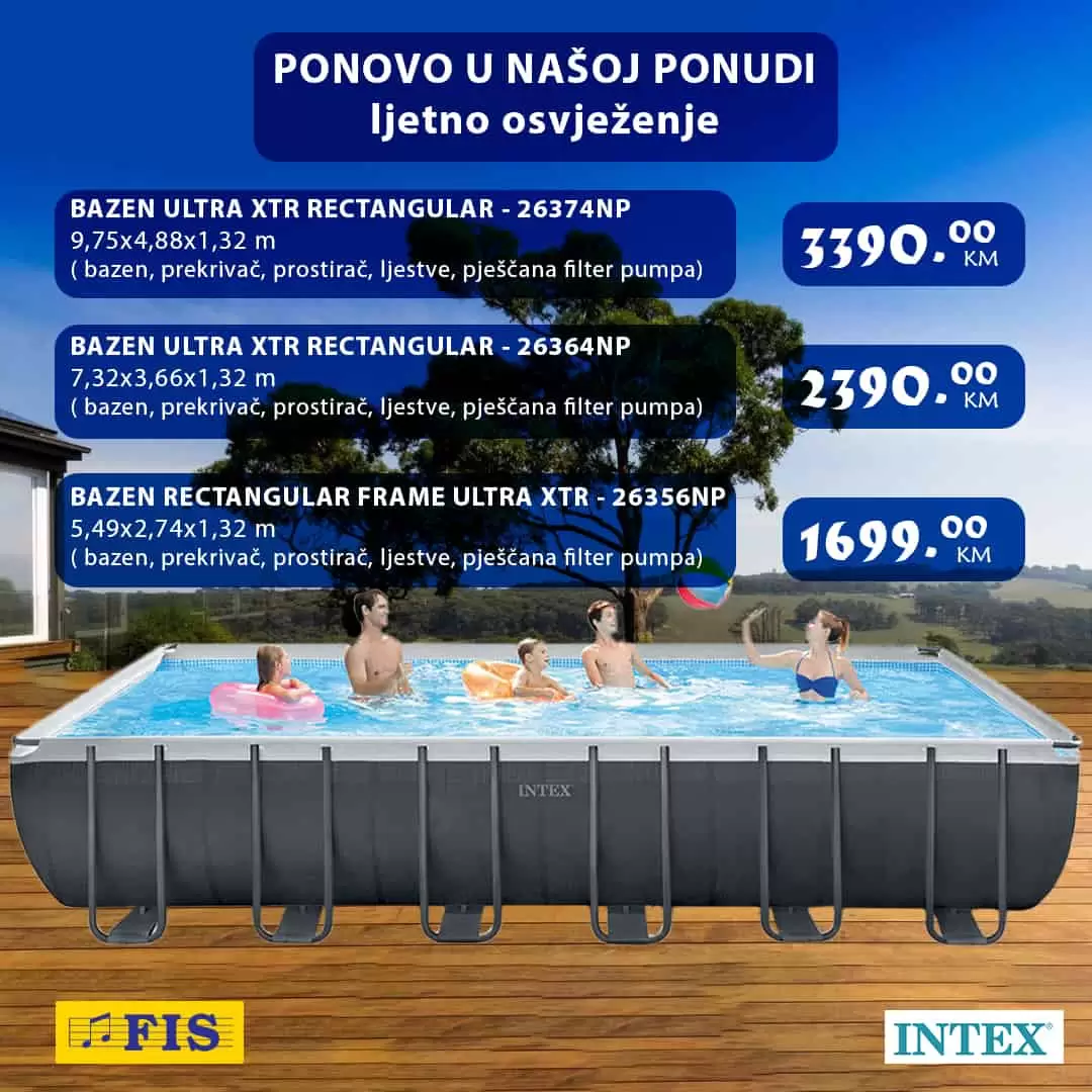 FIS Montažni bazeni i oprema za bazene