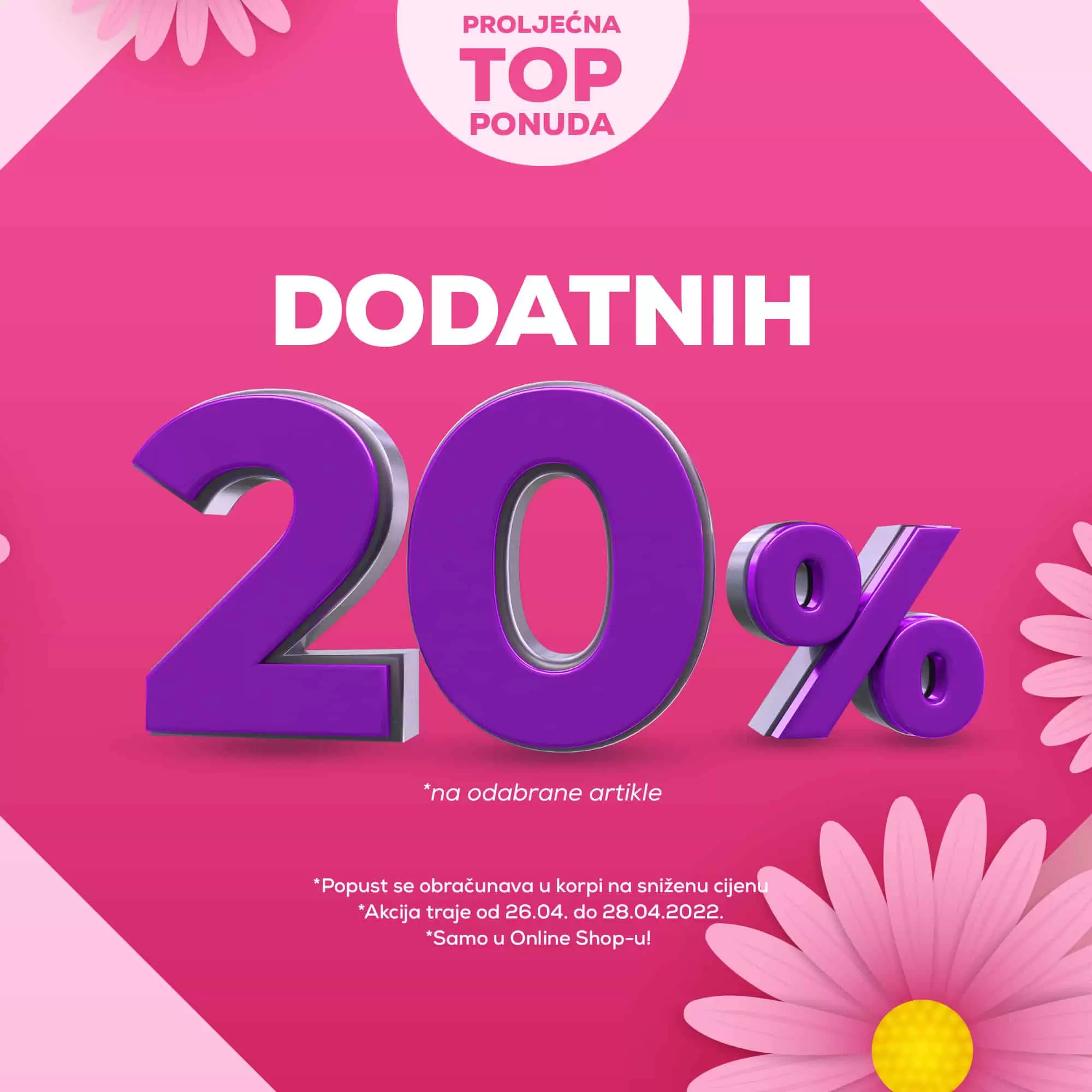 Pogledajte sniženje ciplela, baletanki, patika, tena. Metro Obuca dodatno sniženje 20%!