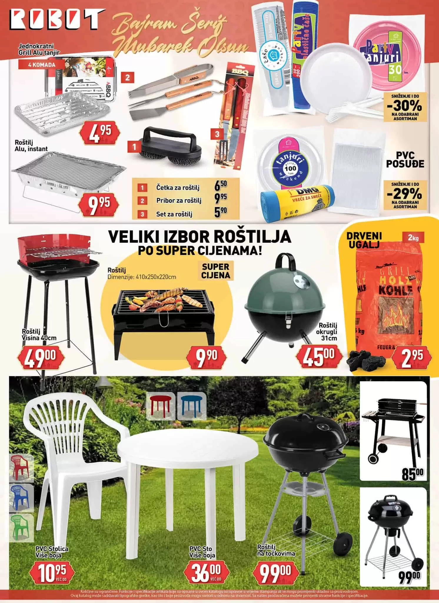 Robot katalog donosi nam akcijske cijene hrane i kuncnih potrepstina! Uštedite novac, posjetite Robot poslovnice!