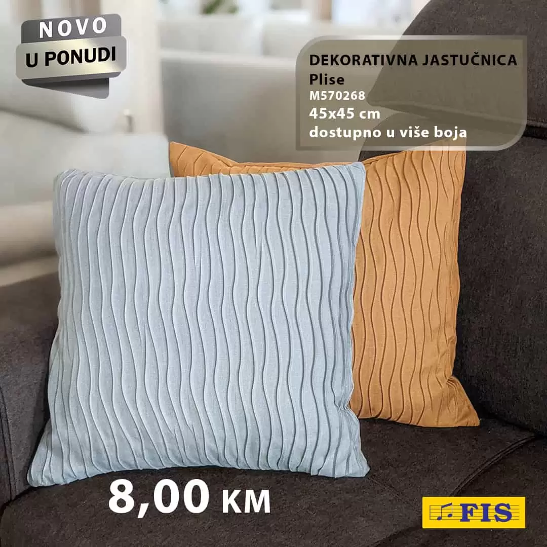 Novo u Ambyenta ponudi! Ukrasni jastuci, stotlnjaci, nadsolnjaci, prekrivaci za kauc.