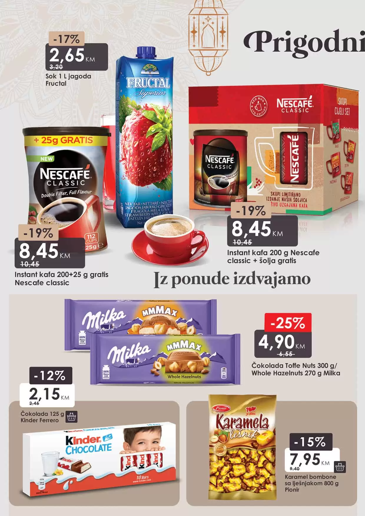 Bingo katalog bajramska ponuda donosi nam sve za pripremu tradicionalnih bajramskih jela. Posjetite Bingo trgovine i uštedite novac.