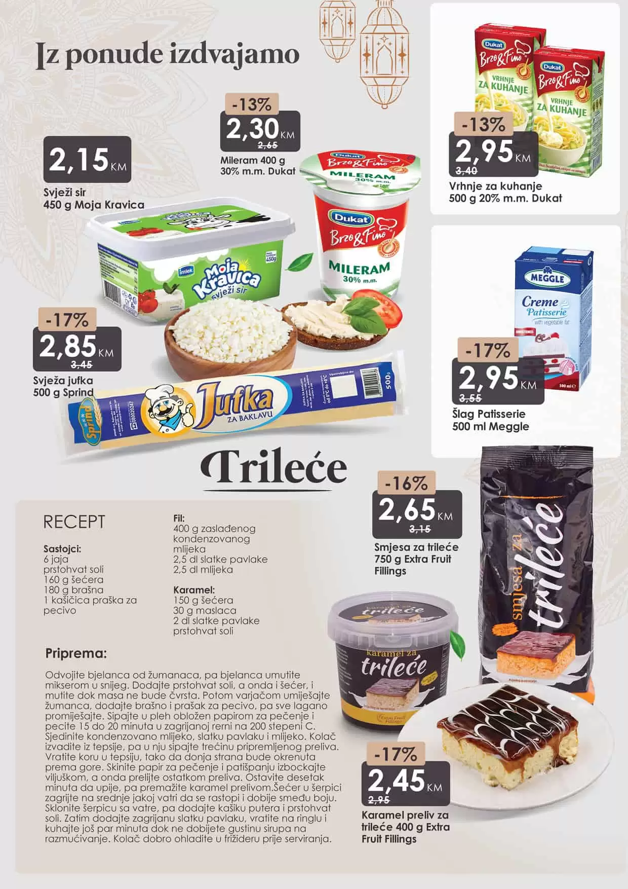 Bingo katalog bajramska ponuda donosi nam sve za pripremu tradicionalnih bajramskih jela. Posjetite Bingo trgovine i uštedite novac.