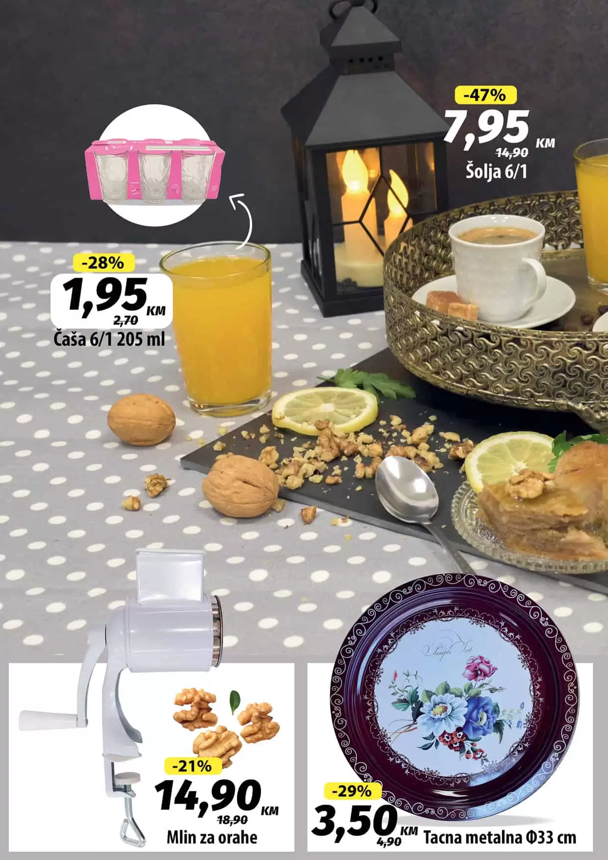 Bingo katalog bajramska ponuda donosi nam sve za pripremu tradicionalnih bajramskih jela. Posjetite Bingo trgovine i uštedite novac.