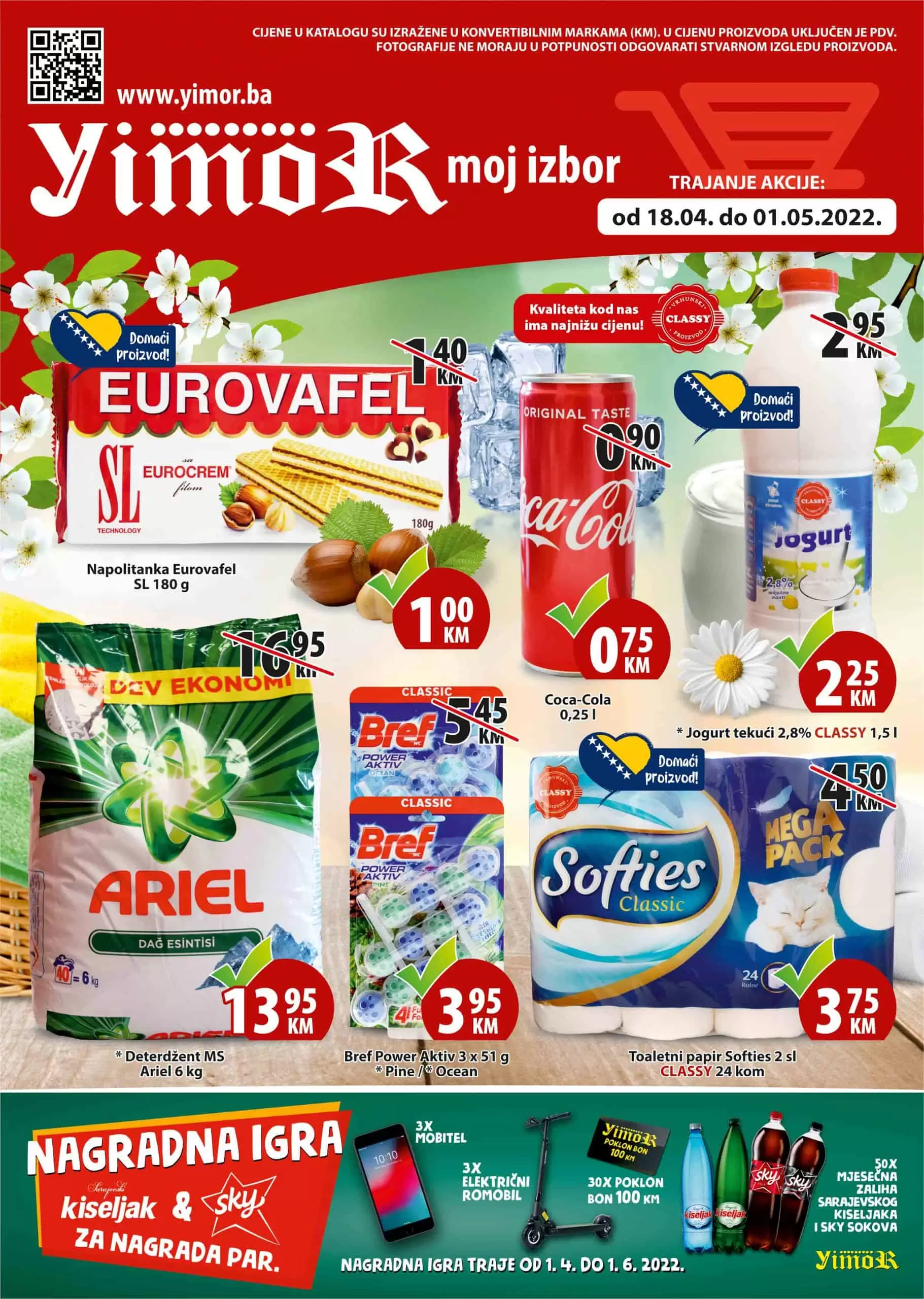 Yimor Katalog donosi nam super cijene pregrambenih proizvoda i kućne hemije!